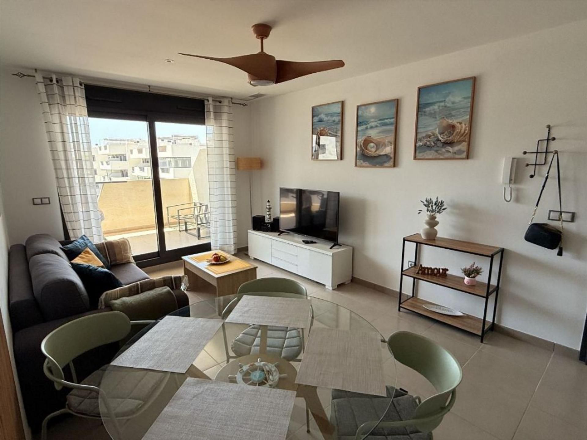 Living room of Flat to rent in Elche / Elx  with Air Conditioner, Heating and Private garden