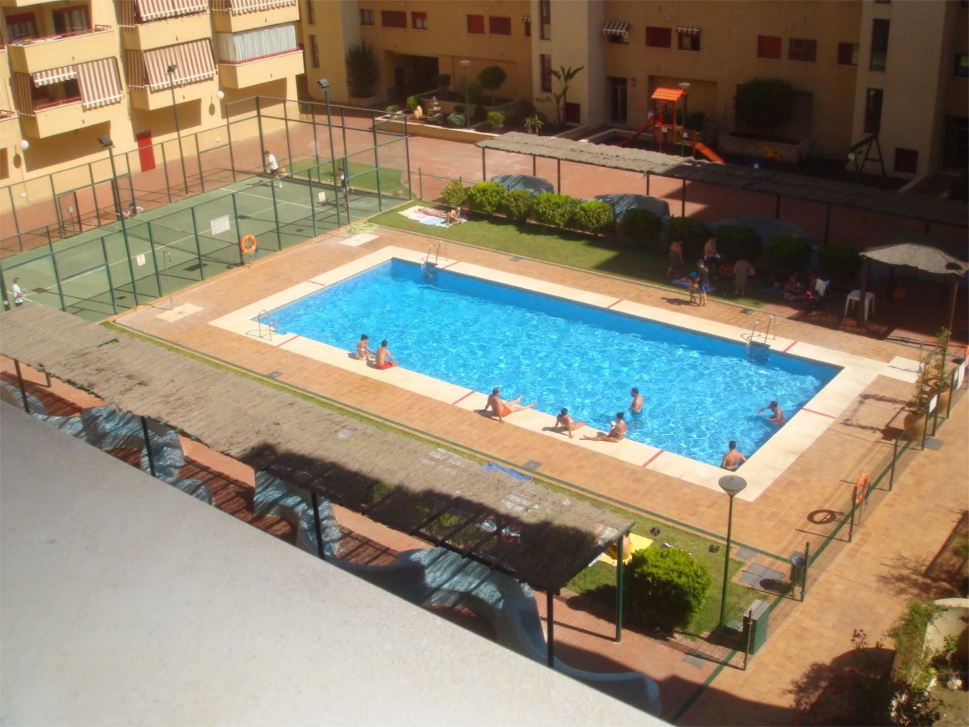 Piscina de Pis de lloguer en Málaga Capital amb Jardí privat, Parquet i Terrassa