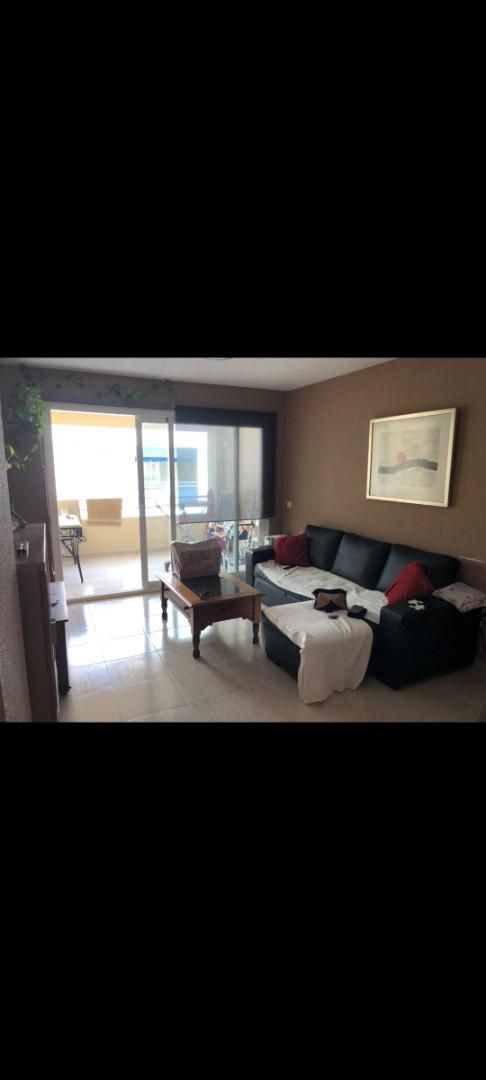 Sala d'estar de Pis de lloguer en Rincón de la Victoria amb Terrassa, Moblat i Forn