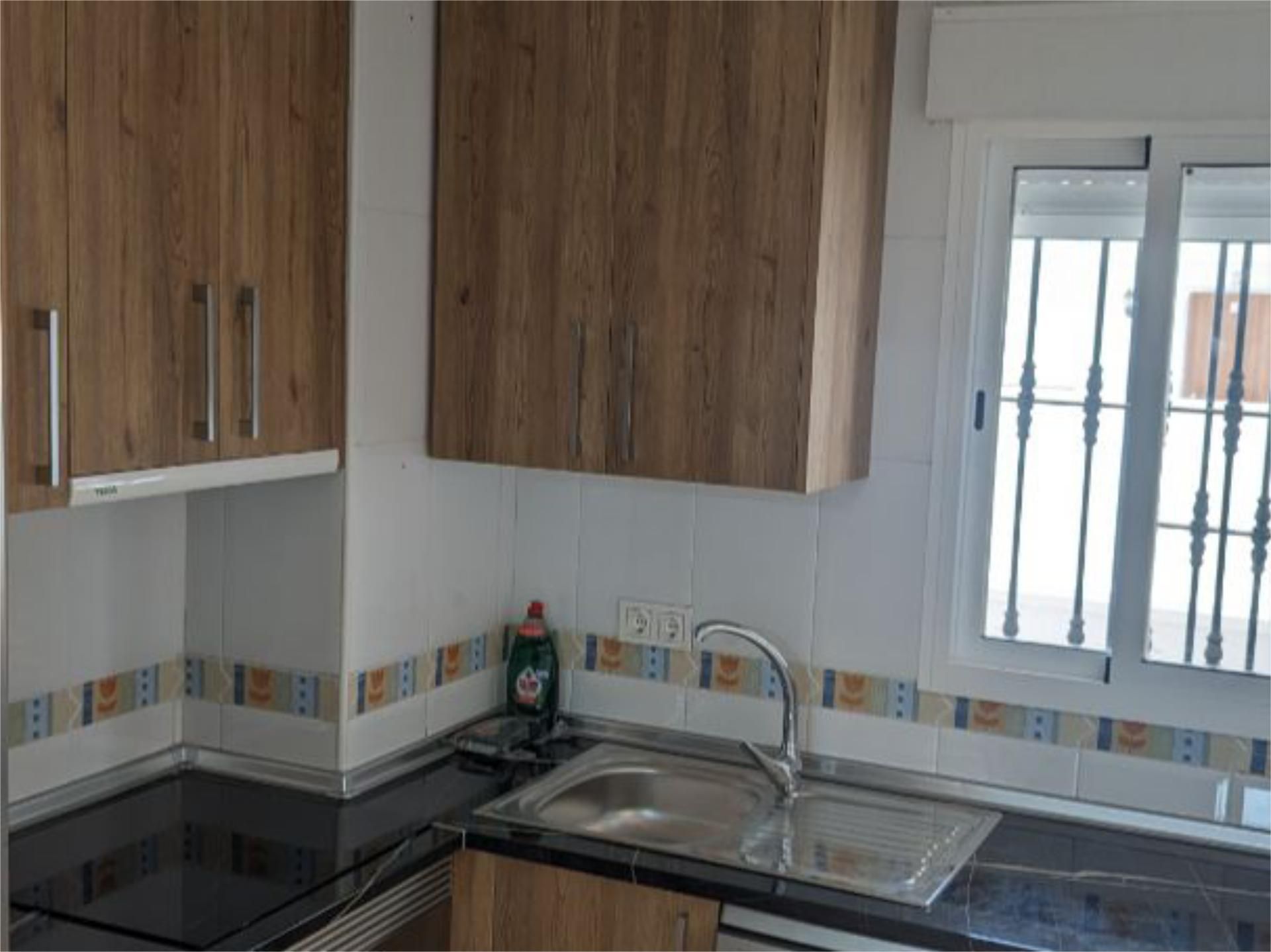 Cuina de Apartament de lloguer en Vera amb Aire condicionat, Piscina i Balcó