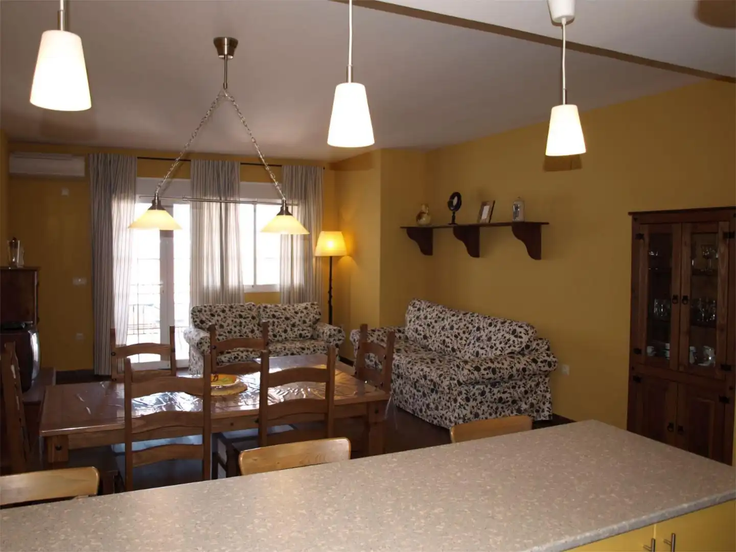 Casa o chalet de alquiler en Calle Huertas, 24, Orellana de la Sierra Sala de estar de Casa o chalet de alquiler en Orellana de la Sierra con Aire acondicionado, Calefacción y Terraza