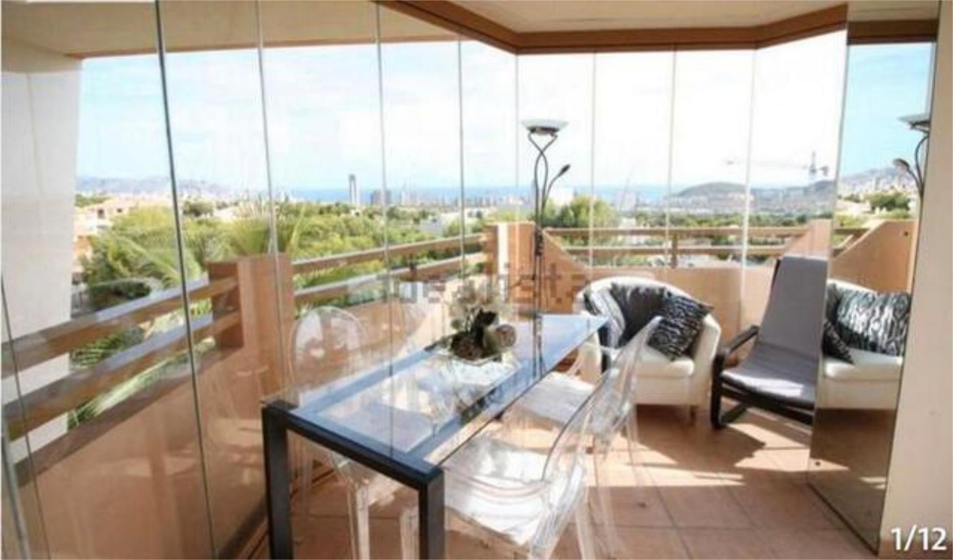 Balcony of Apartment to rent in Finestrat  with Swimming Pool