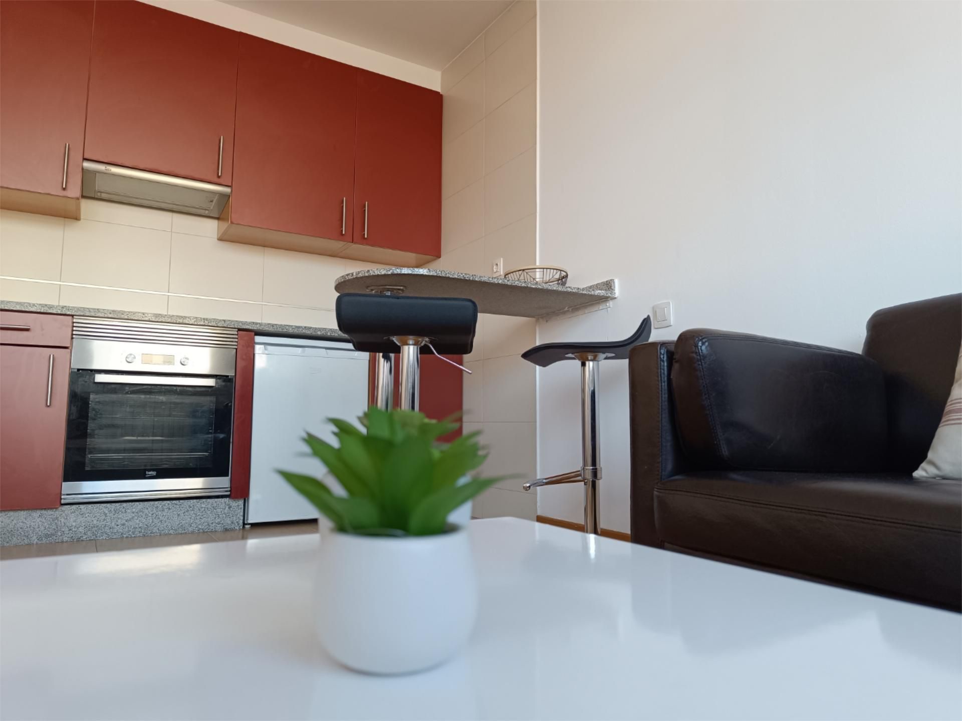 Kitchen of Study to rent in Vigo   with Balcony