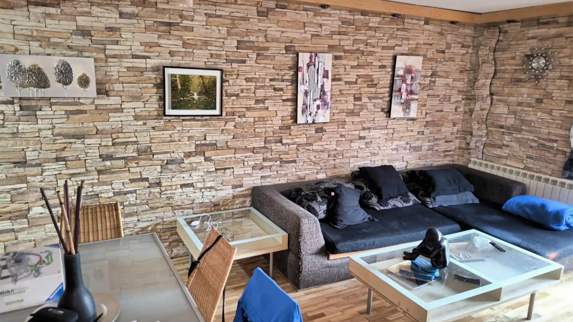 Sala de estar de Piso en venta en Meco con Terraza