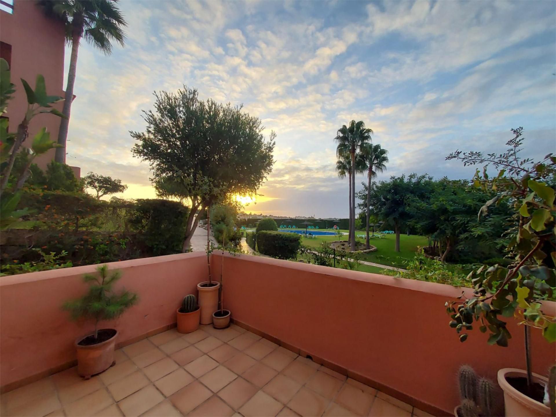 Garden of Flat for sale in Manilva  with Air Conditioner, Terrace and Swimming Pool
