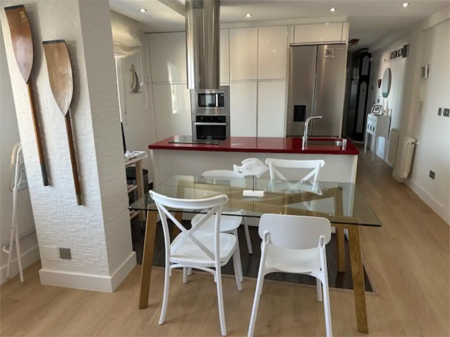 Dining room of Flat for rent in Gijón 