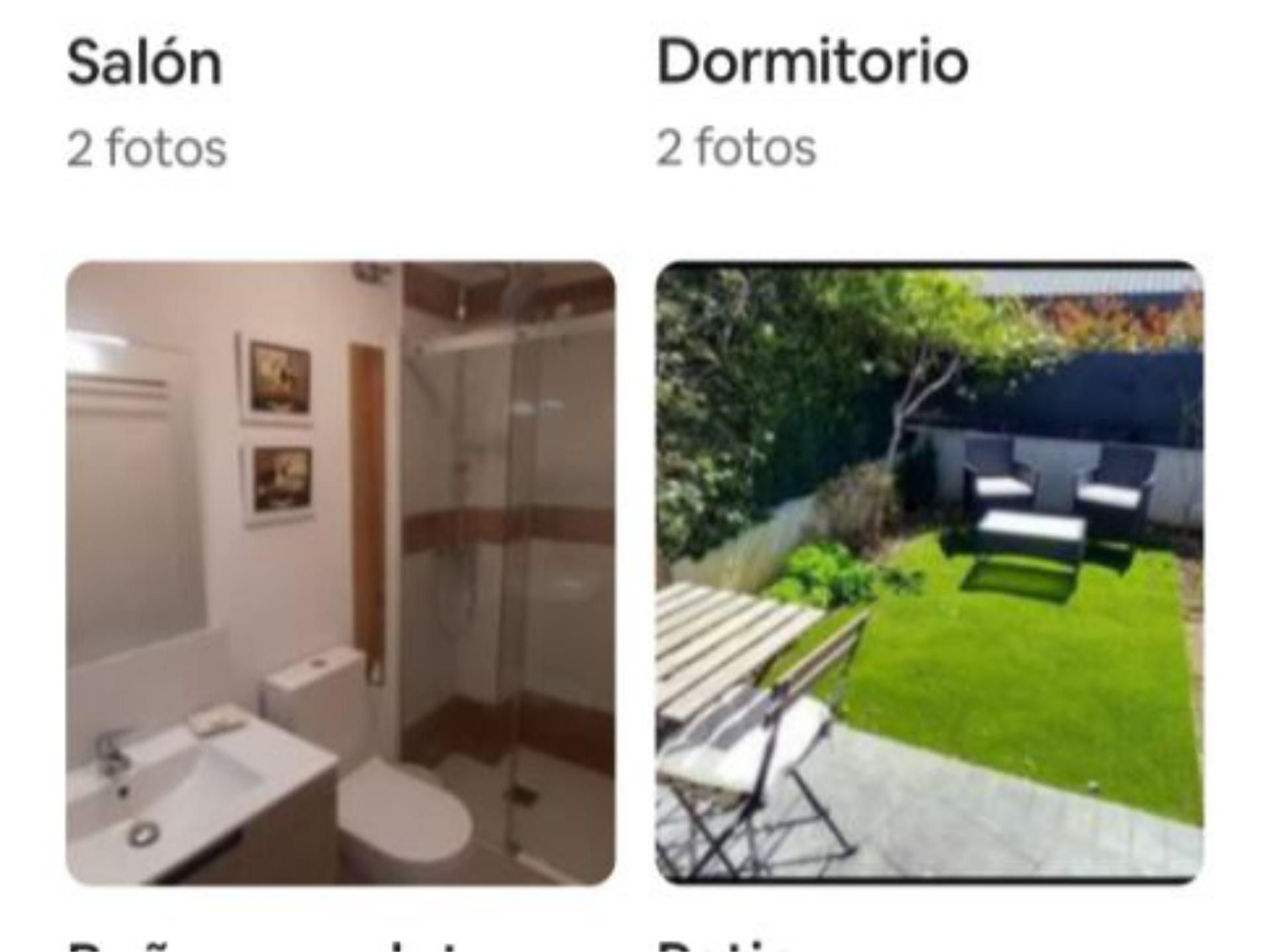 Garten von Wohnung miete in Berango mit Heizung, Privatgarten und Möbliert