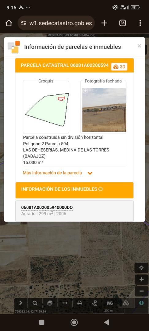 Land for sale in Medina de las Torres