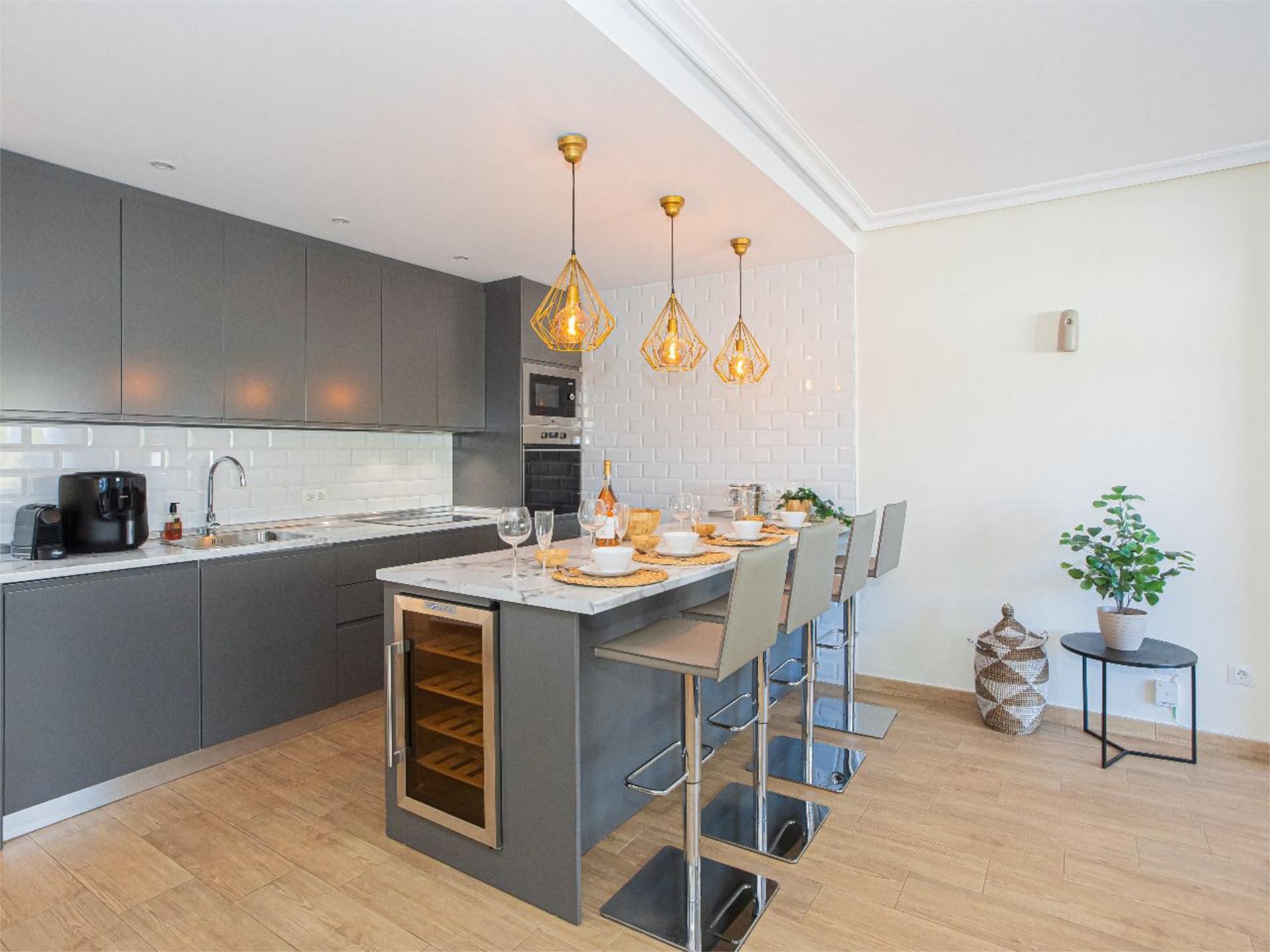 Kitchen of Duplex for sale in Marbella  with Air Conditioner, Terrace and Swimming Pool