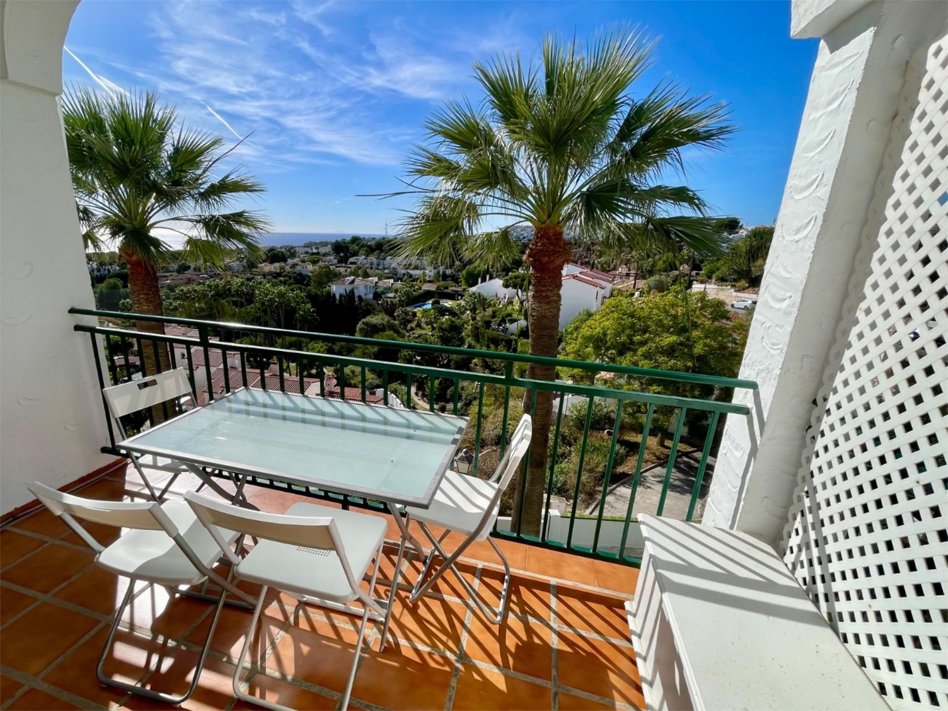 Terrace of Flat to rent in Mijas  with Air Conditioner, Heating and Terrace