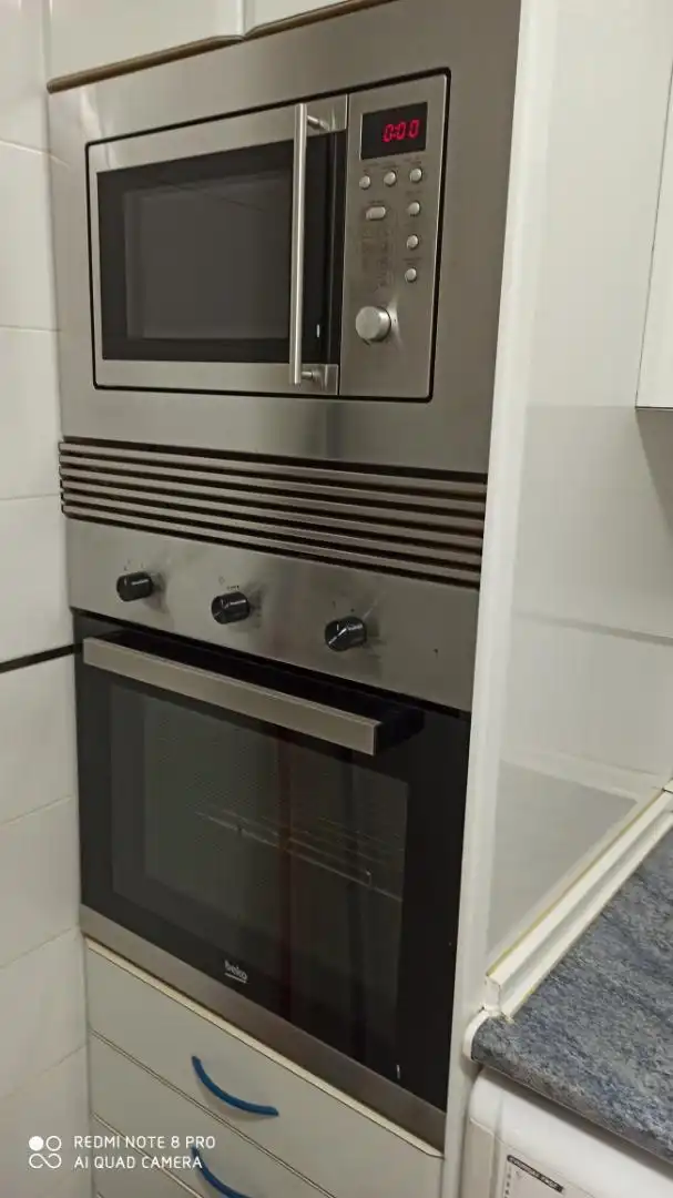 Kitchen of Flat for rent in  Madrid Capital  with Air Conditioner