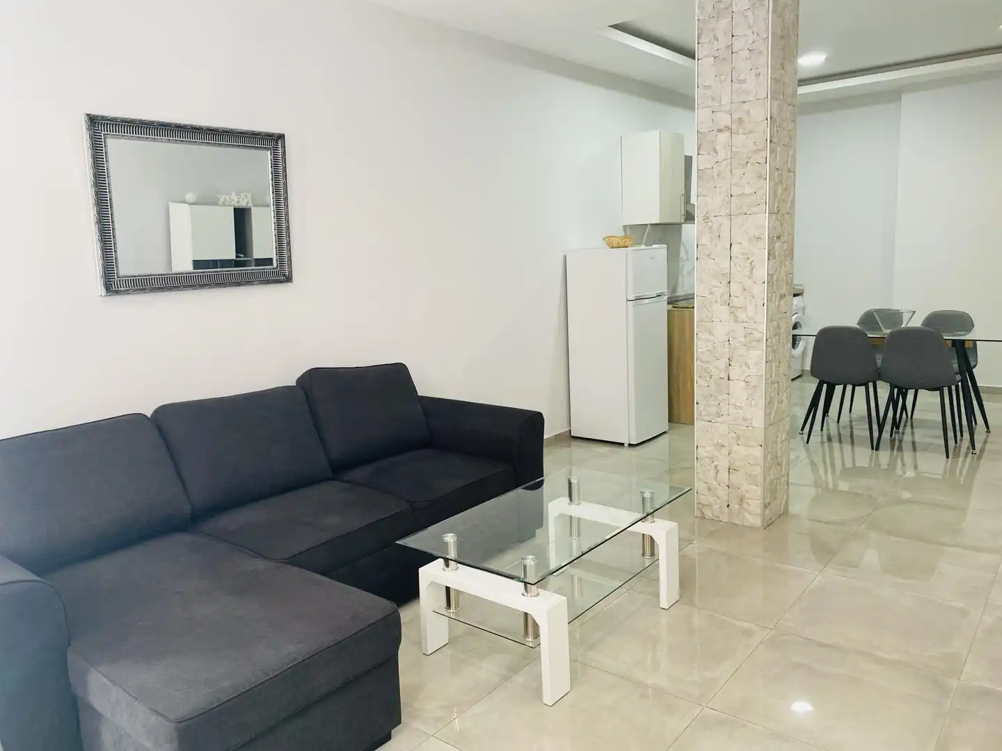 Flat for rent in Calle Clavel, 28, Los Árboles Living room of Flat for rent in Mijas with Air Conditioner, Furnished and Video intercom