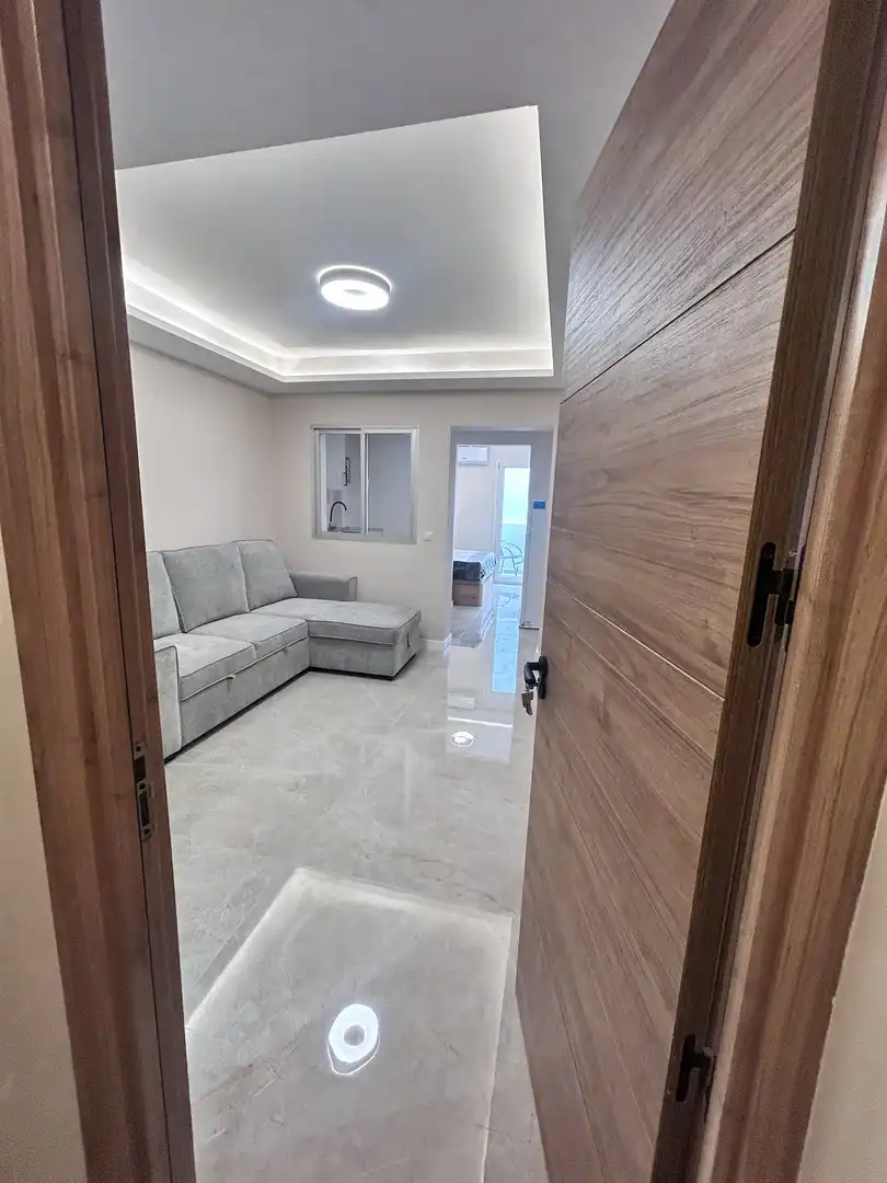 Living room of Flat for rent in Mijas  with Air Conditioner, Terrace and Furnished