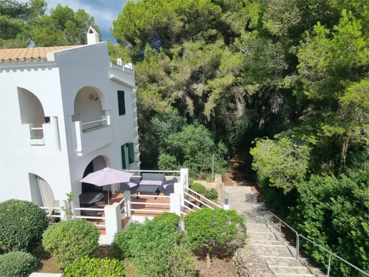 Garden of Flat for sale in Es Mercadal  with Air Conditioner, Heating and Private garden