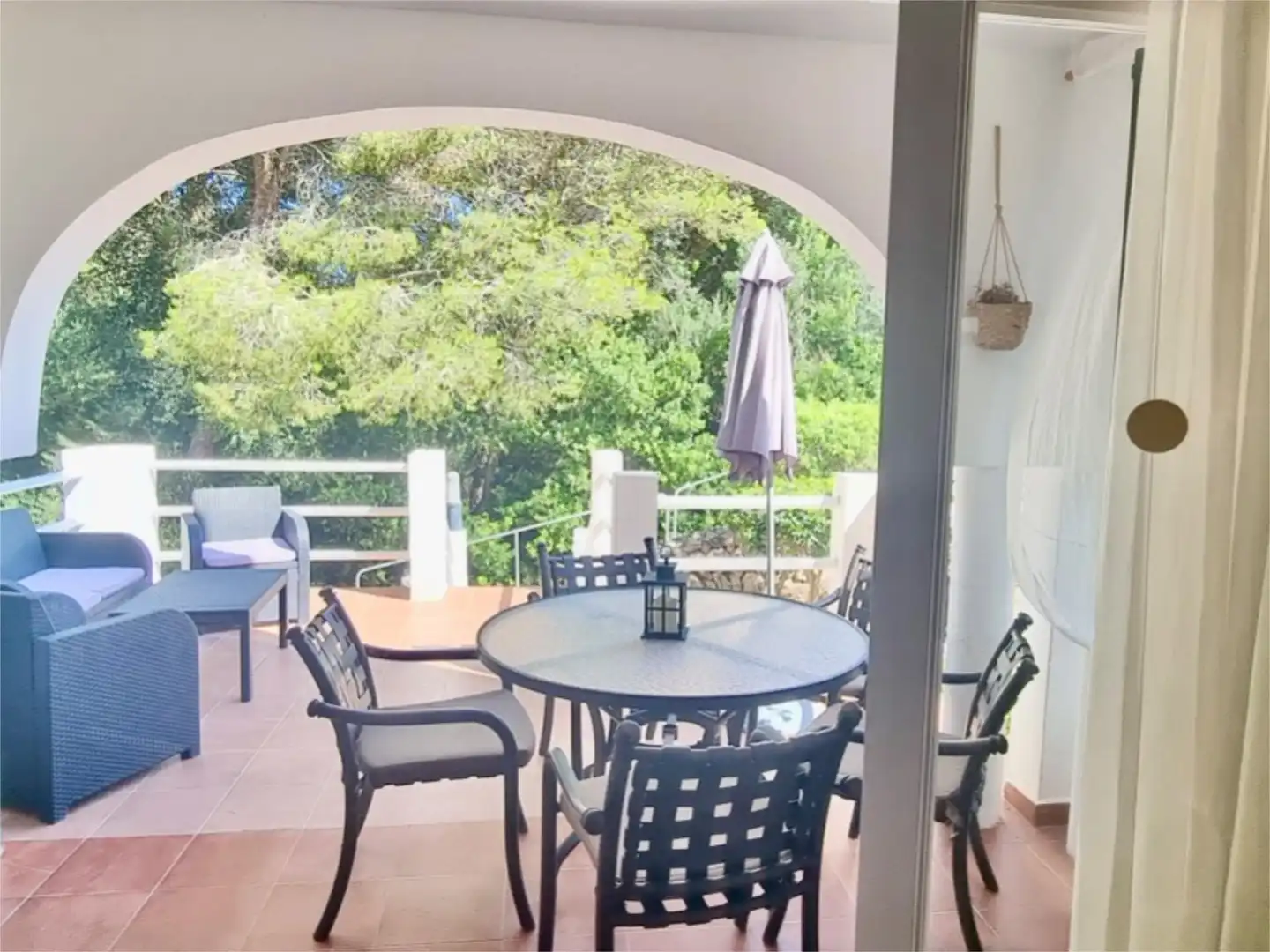 Terrace of Flat for sale in Es Mercadal  with Air Conditioner, Heating and Private garden