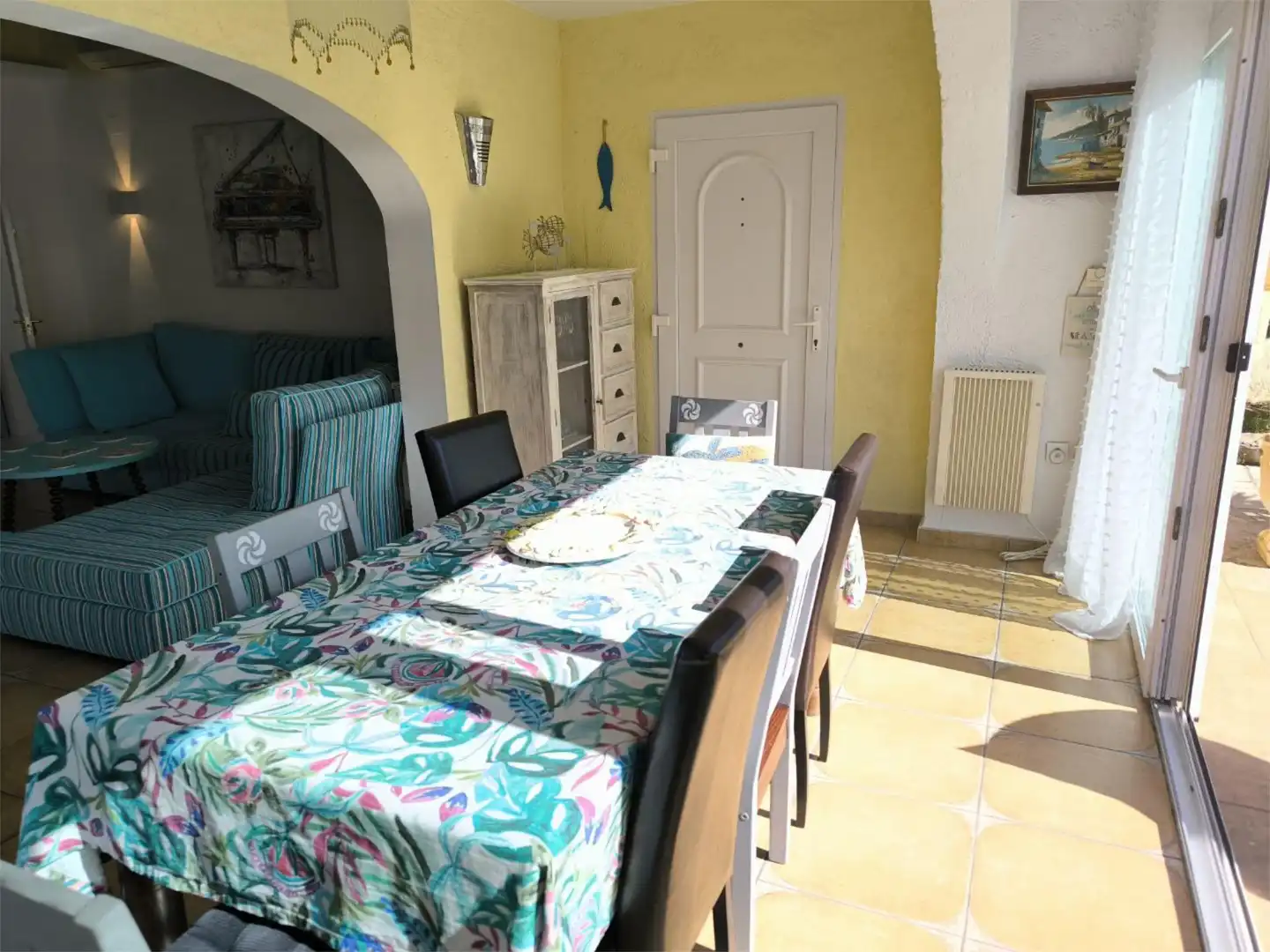 Dining room of Detached homes for sale in  Zaragoza Capital  with Air Conditioner, Terrace and Swimming Pool