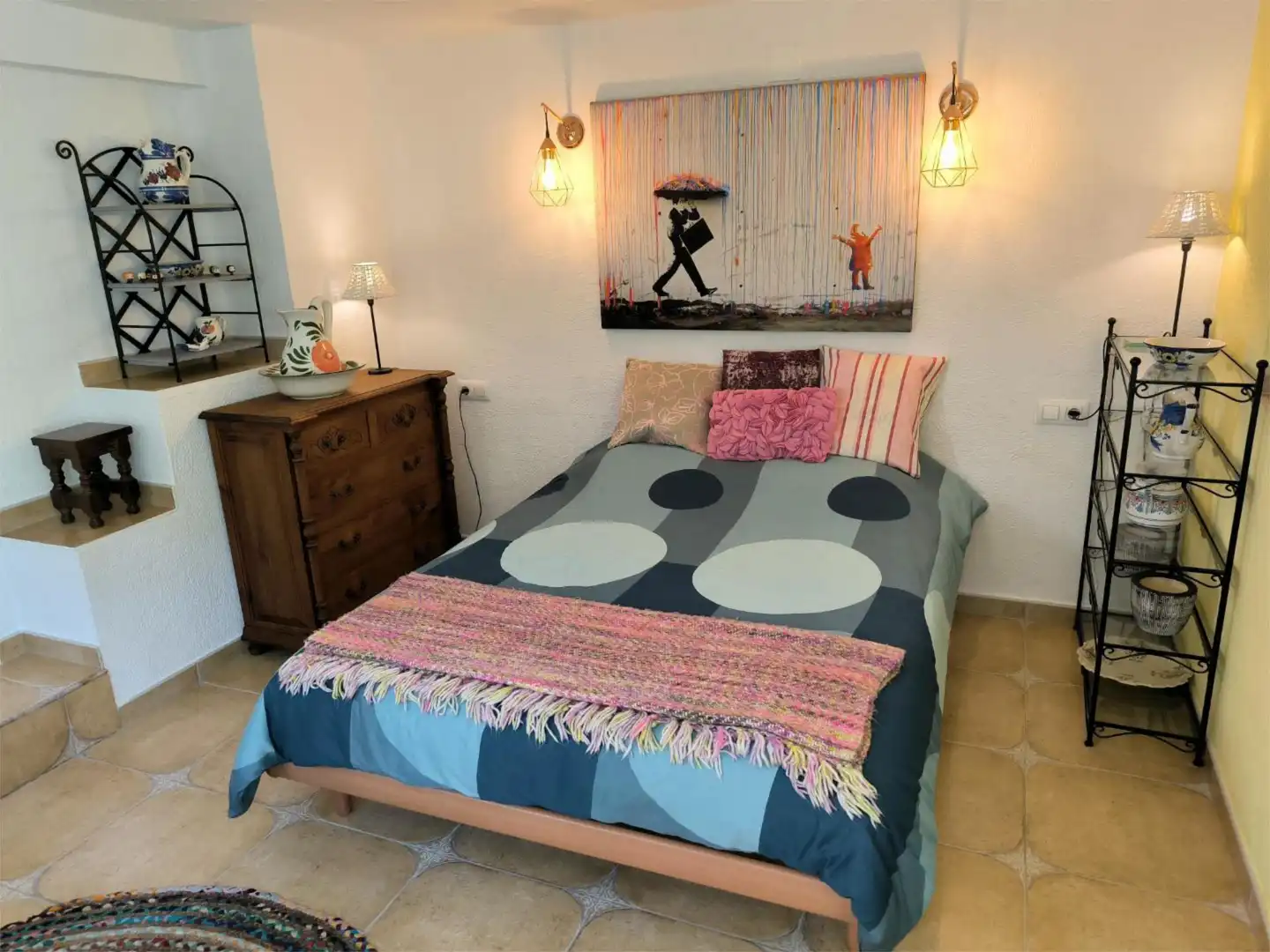 Bedroom of Detached homes for sale in  Zaragoza Capital  with Air Conditioner, Terrace and Swimming Pool