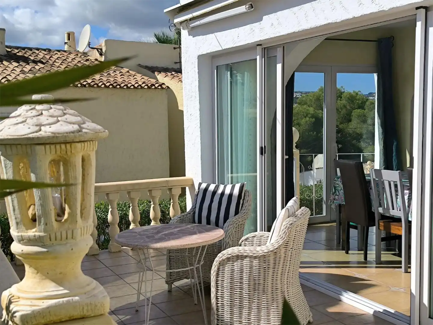 Terrace of Detached homes for sale in  Zaragoza Capital  with Air Conditioner, Terrace and Swimming Pool