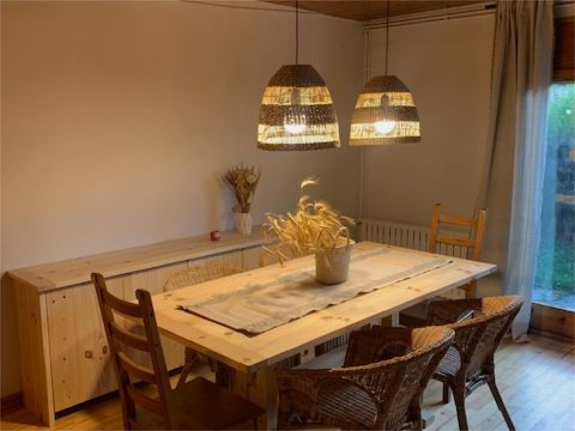 Comedor de Apartamento de alquiler en Prats i Sansor con Calefacción, Jardín privado y Parquet