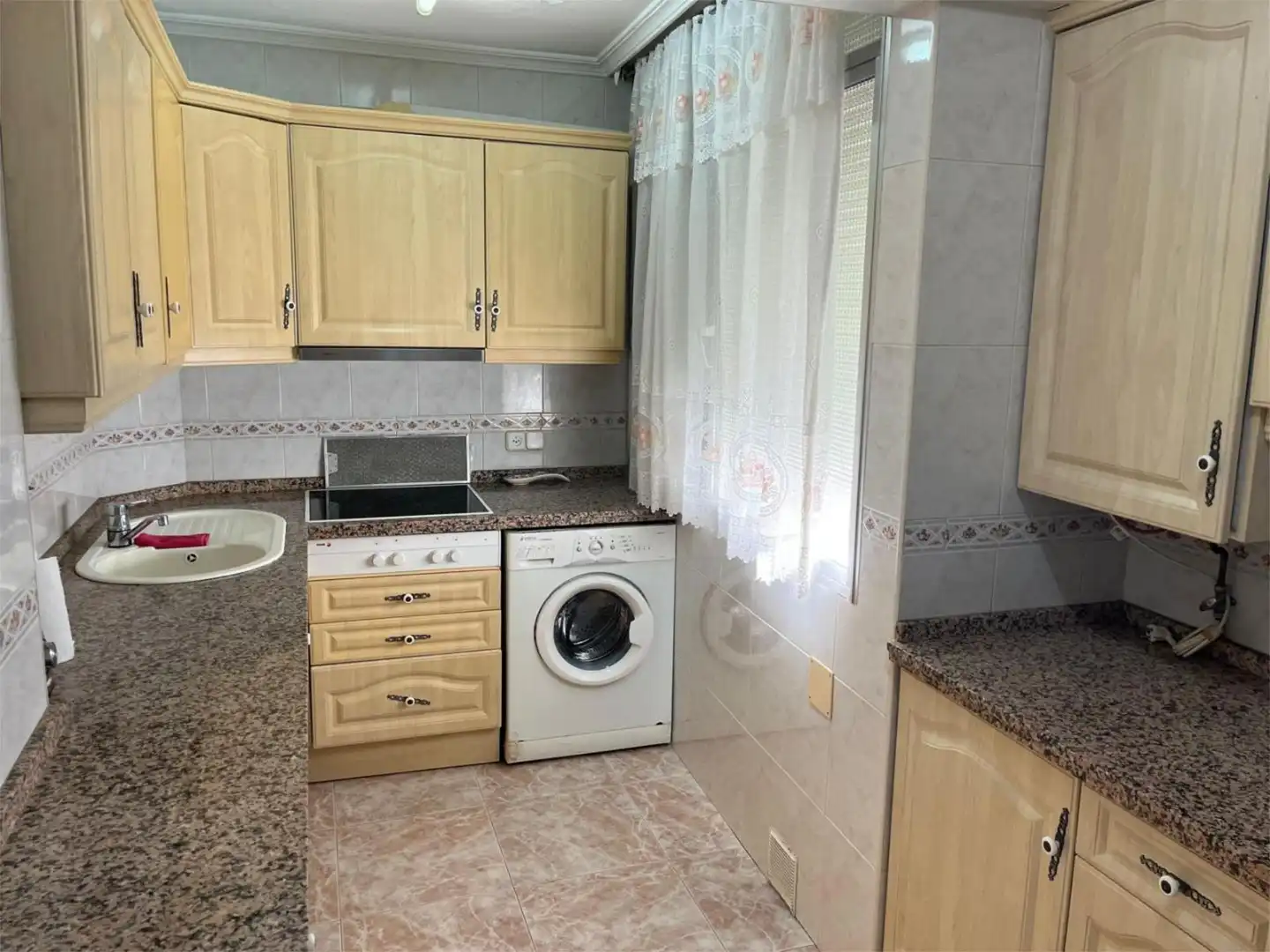 Kitchen of Flat for sale in Sevilla  with Air Conditioner, Storage room and Furnished