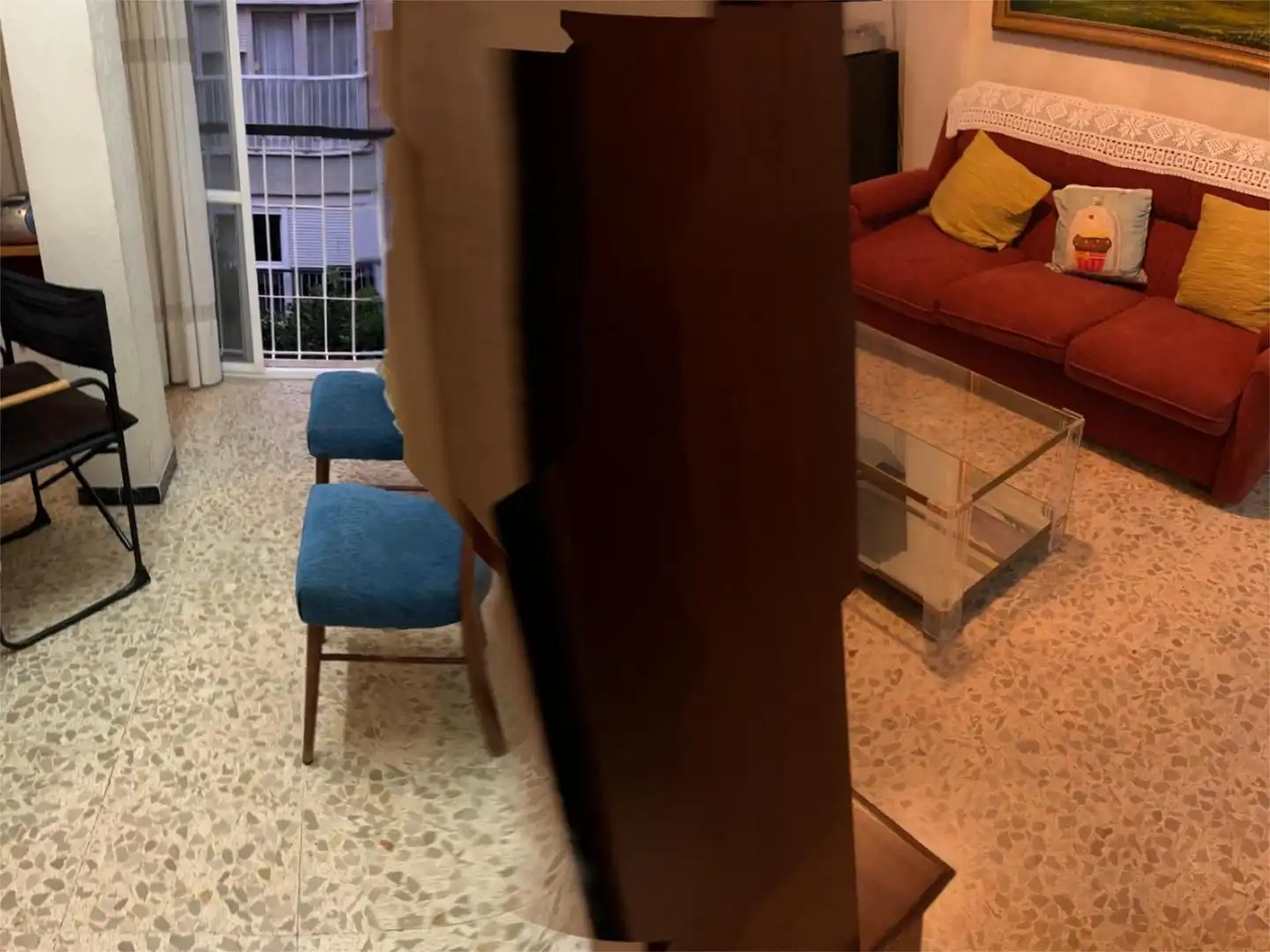 Living room of Flat for sale in Sevilla  with Air Conditioner, Storage room and Furnished