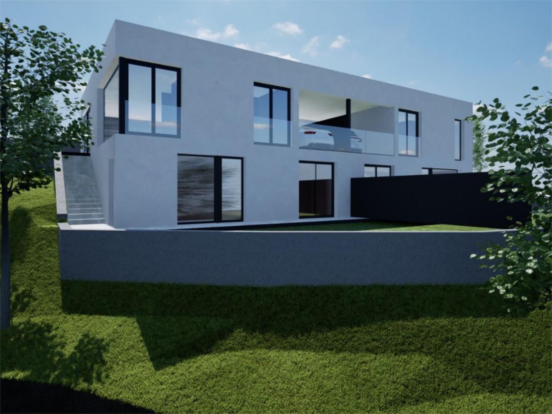 Single-family semi-detached for sale in Calle Comtes de Darnius, 2, Vallromanes Exterior view of Single-family semi-detached for sale in Vallromanes with Air Conditioner, Terrace and Swimming Pool