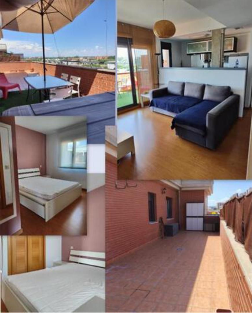 Pis de lloguer a Centro - Corte Inglés Dormitori de Pis de lloguer en Talavera de la Reina amb Calefacció, Terrassa i Moblat