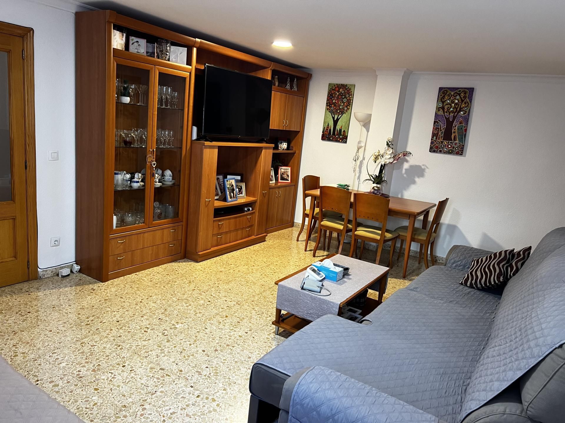 Sala de estar de Piso en venta en Gandia con Aire acondicionado, Terraza y Amueblado