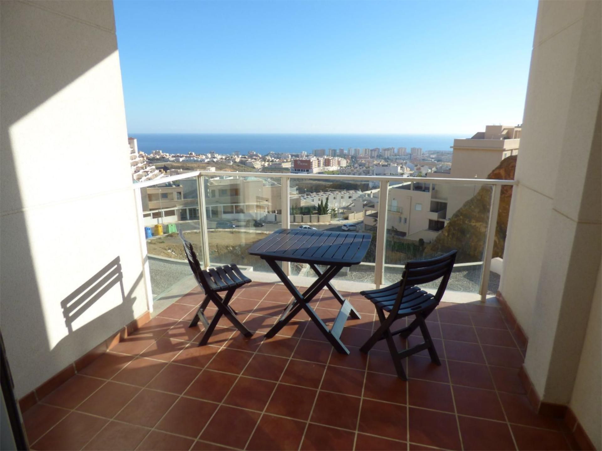 Flat for sale in Calle Carmen Pinteño, 1, Aguadulce Norte Terrace of Flat for sale in Roquetas de Mar with Terrace, Swimming Pool and Furnished