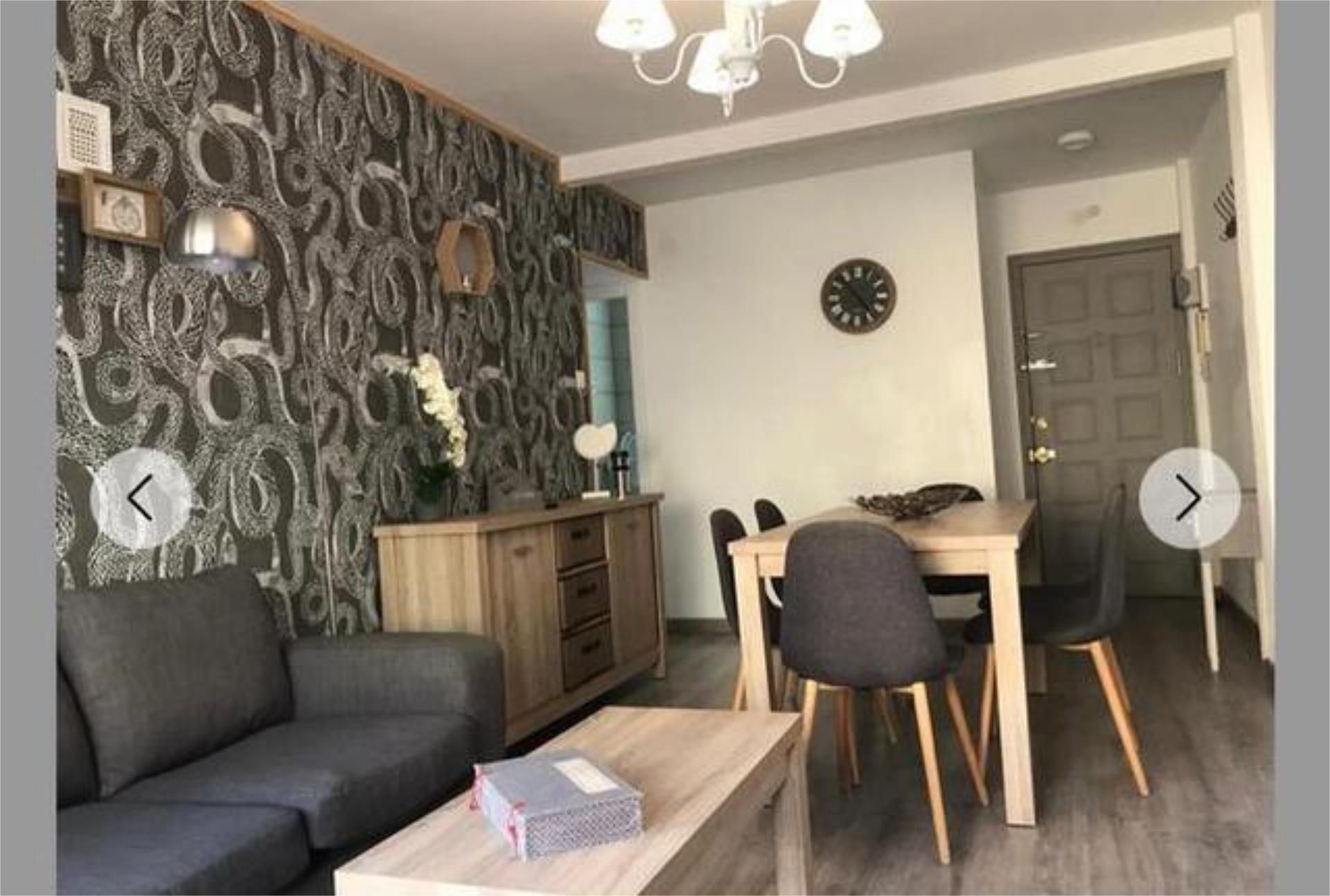 Sala d'estar de Pis de lloguer en Alicante / Alacant amb Calefacció, Terrassa i Moblat