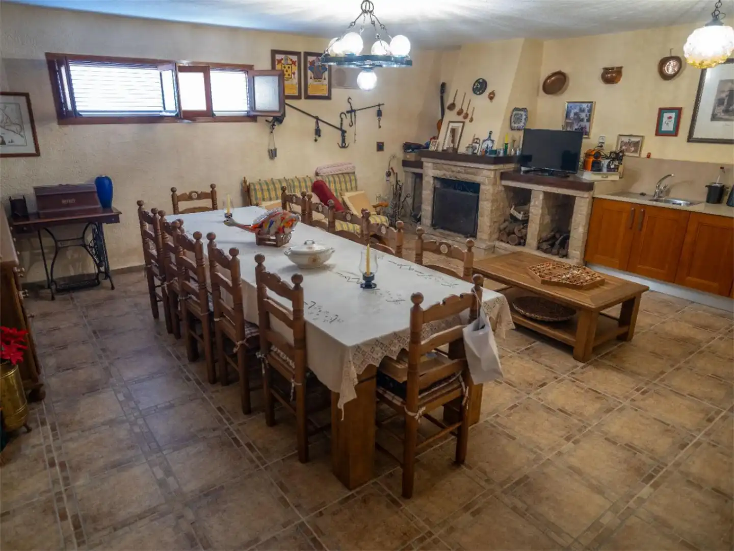 Casa o chalet en venta en Partida Solaes, 100, Zona Papa Luna - Platja del Gurugú Comedor de Casa o chalet en venta en Benicarló con Aire acondicionado, Terraza y Piscina