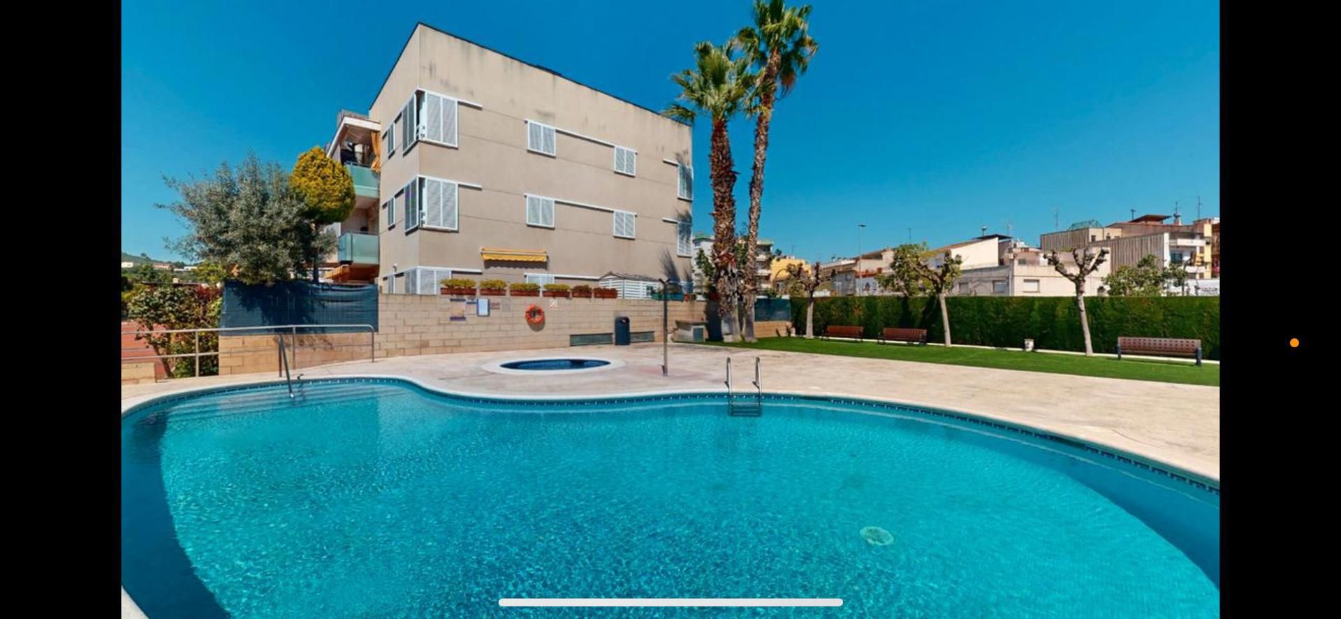 Swimming pool of Flat for sale in Calafell  with Air Conditioner, Parquet flooring and Storage room