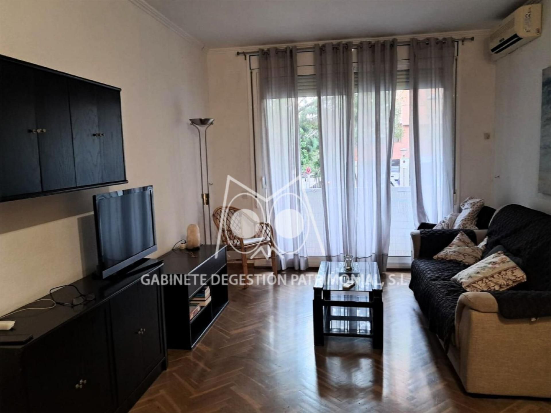 Flat for sale in Carrer de Nicaragua, 140, Barri de les Corts Living room of Flat for sale in Barcelona Capital with Air Conditioner, Terrace and Balcony