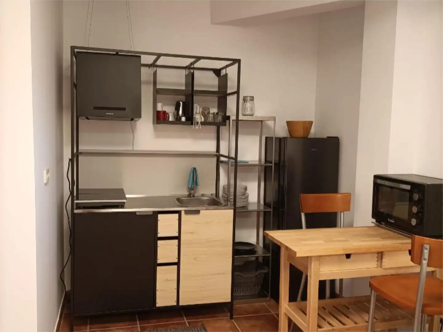 Habitación en Rúa Néboa, 11, Liáns Cocina de Planta baja para compartir en Oleiros con Calefacción, Jardín privado y Terraza