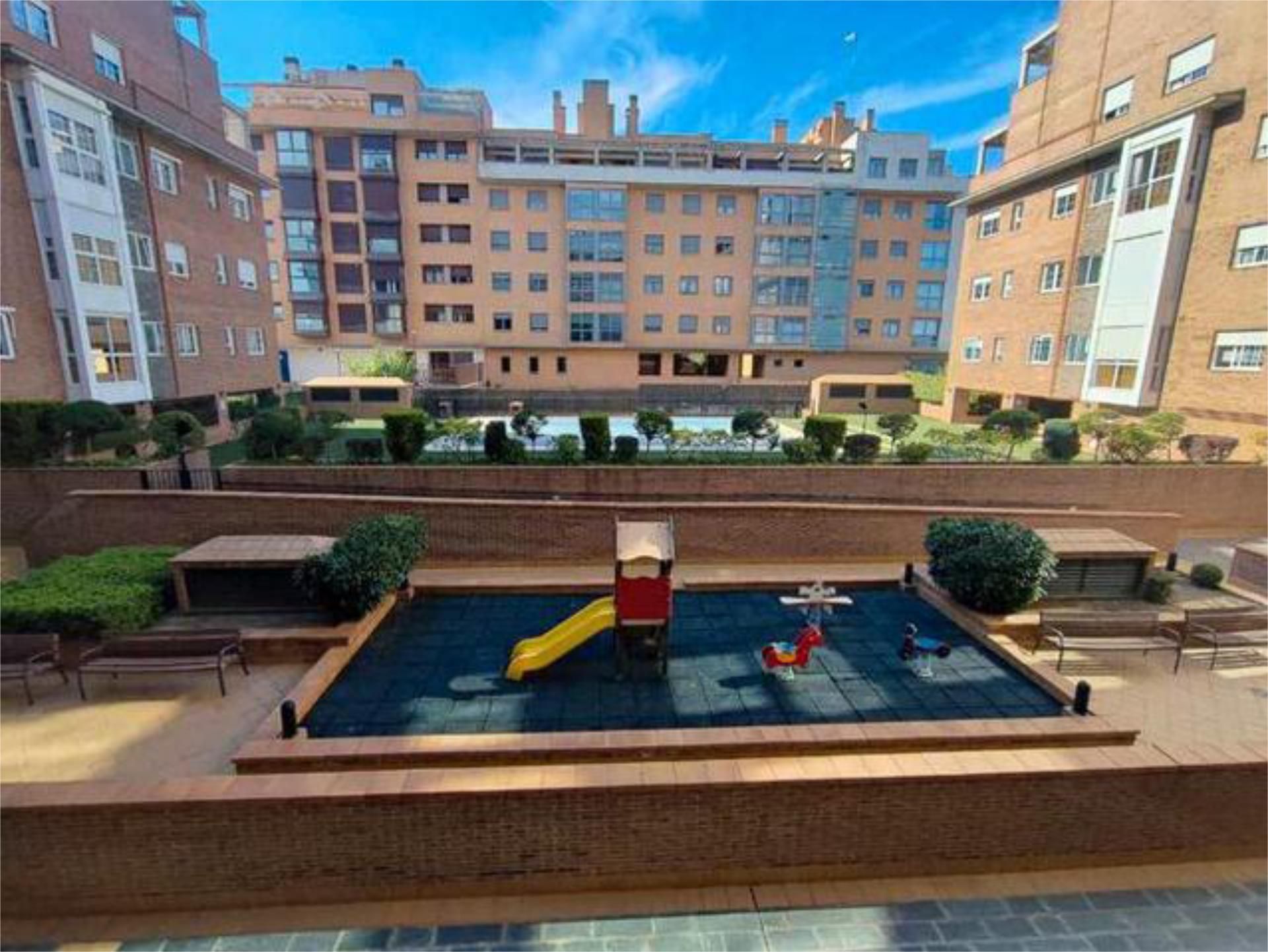 Flat for sale in Sanchinarro Exterior view of Flat for sale in Madrid Capital with Heating, Private garden and Storage room