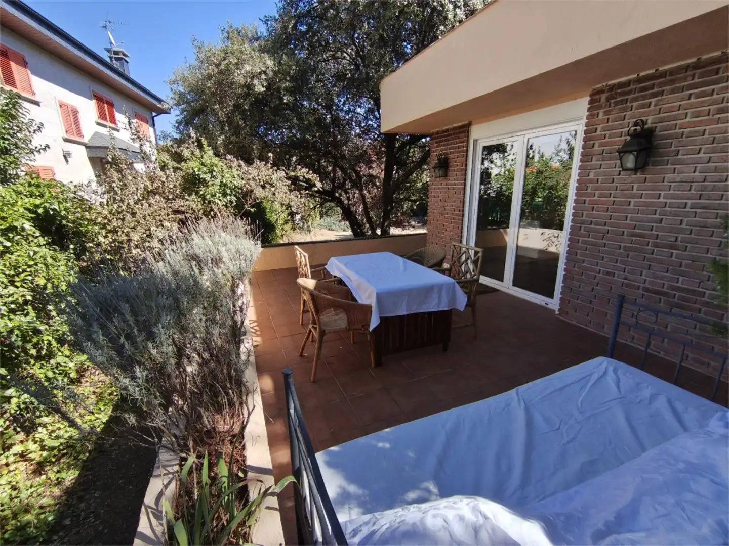 Terrassa de Casa o xalet en venda en Alpedrete amb Calefacció, Jardí privat i Terrassa