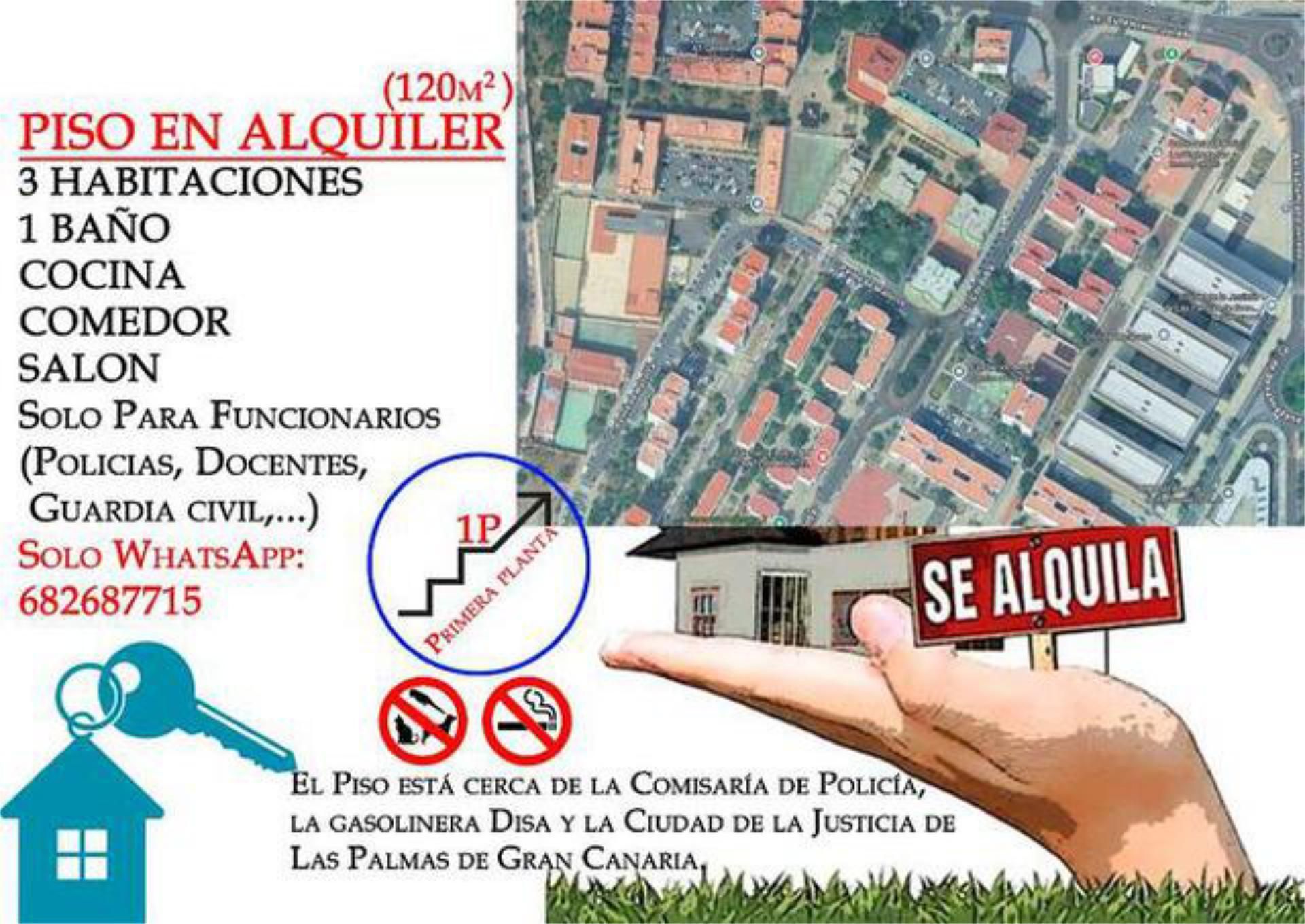 Flat to rent in Vegueta Exterior view of Flat to rent in Las Palmas de Gran Canaria with Furnished