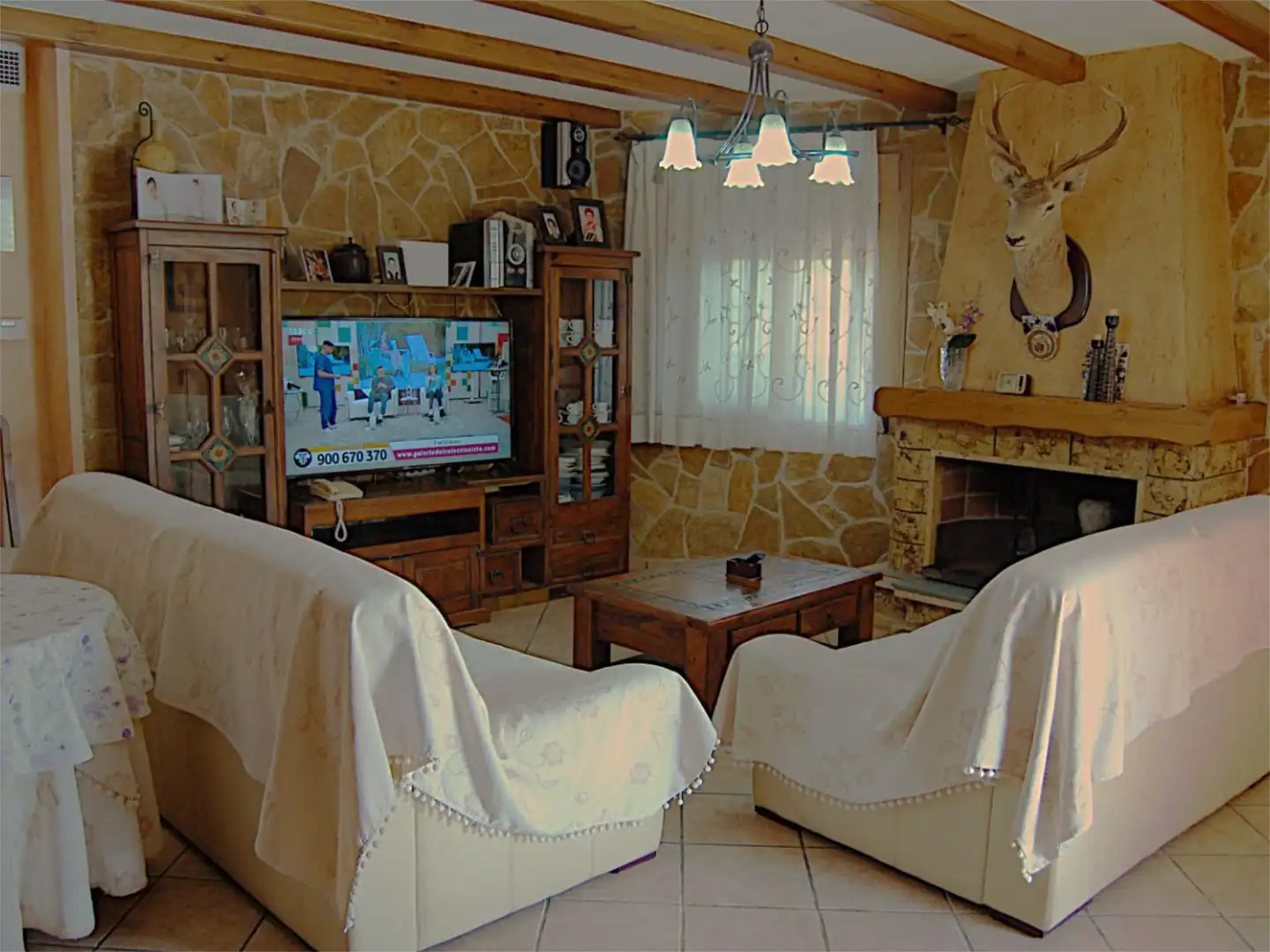 Casa o chalet en venta en Urbanización la Pinada, 37, Cañadas de San Pedro Sala de estar de Casa o chalet en venta en Murcia con Aire acondicionado, Calefacción y Jardín privado