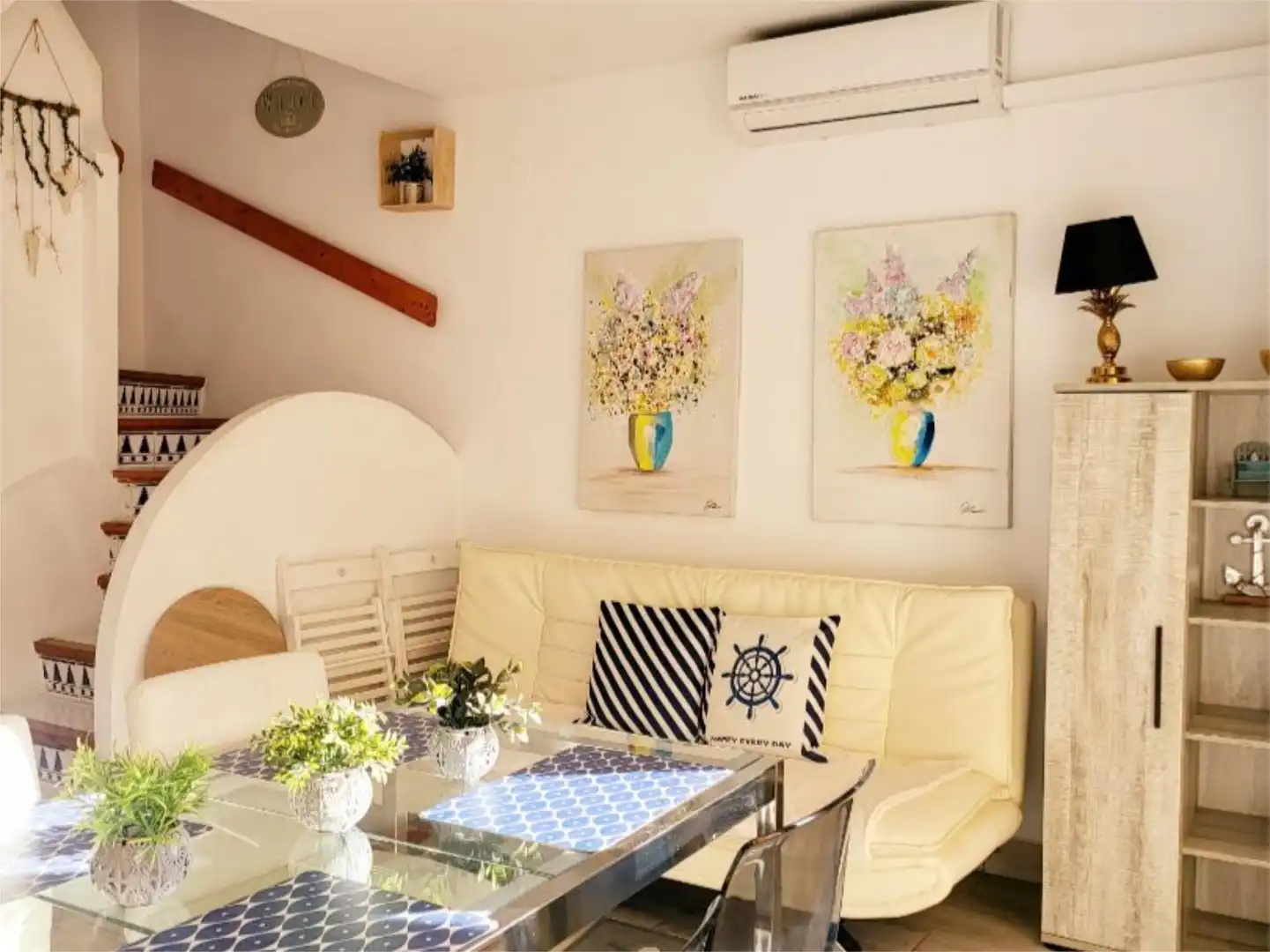Detached homes for sale in Carrer de Gaianes, 1, Pueblo Español - Coveta Fumá Living room of Detached homes for sale in El Campello with Air Conditioner, Heating and Terrace