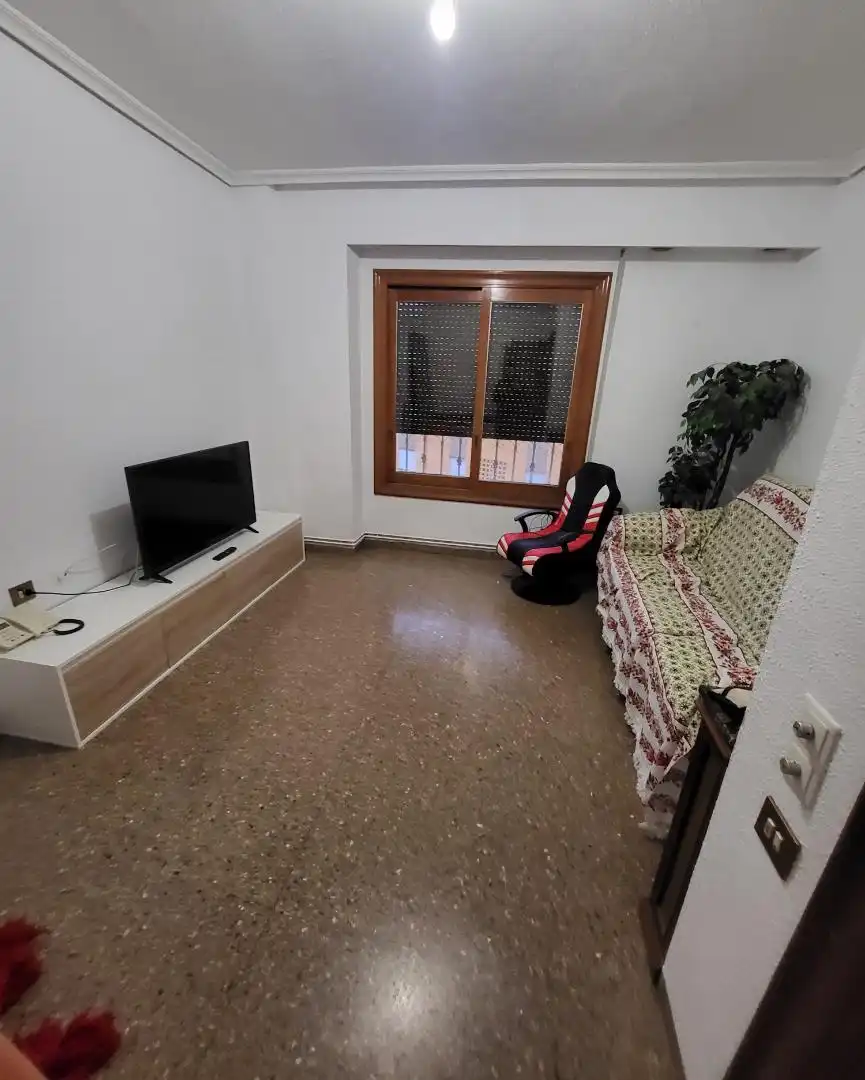 Living room of Flat for sale in L'Alcora  with Heating, Private garden and Parquet flooring