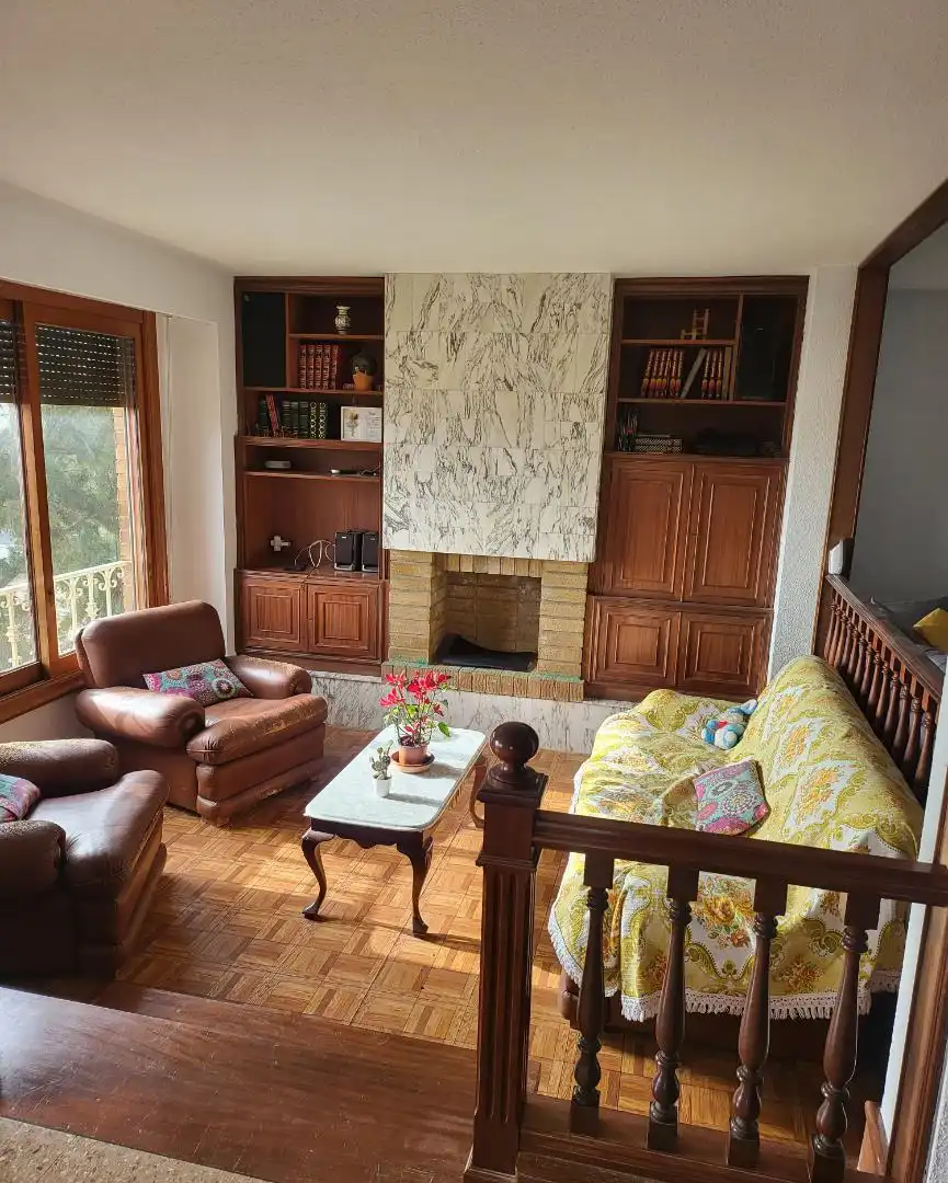 Living room of Flat for sale in L'Alcora  with Heating, Private garden and Parquet flooring