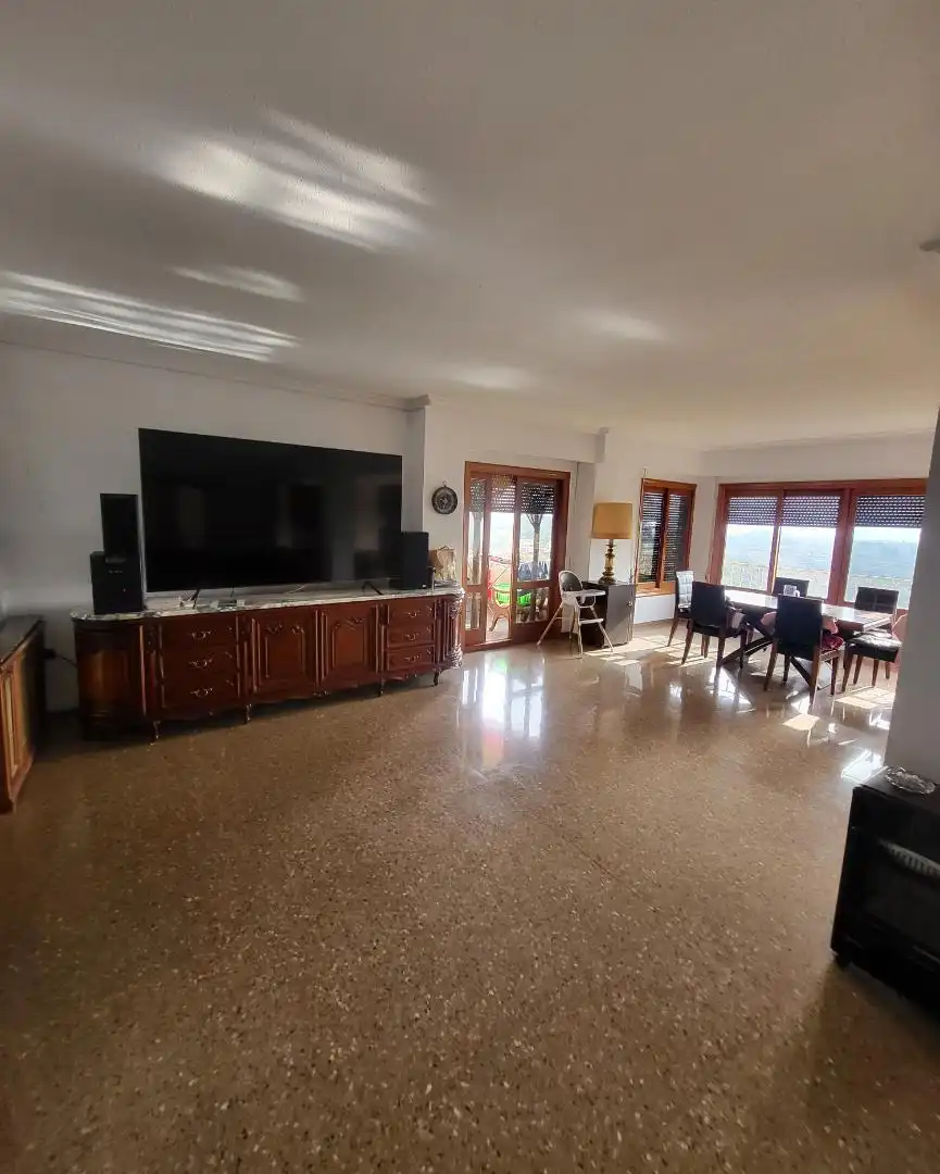 Living room of Flat for sale in L'Alcora  with Heating, Private garden and Parquet flooring