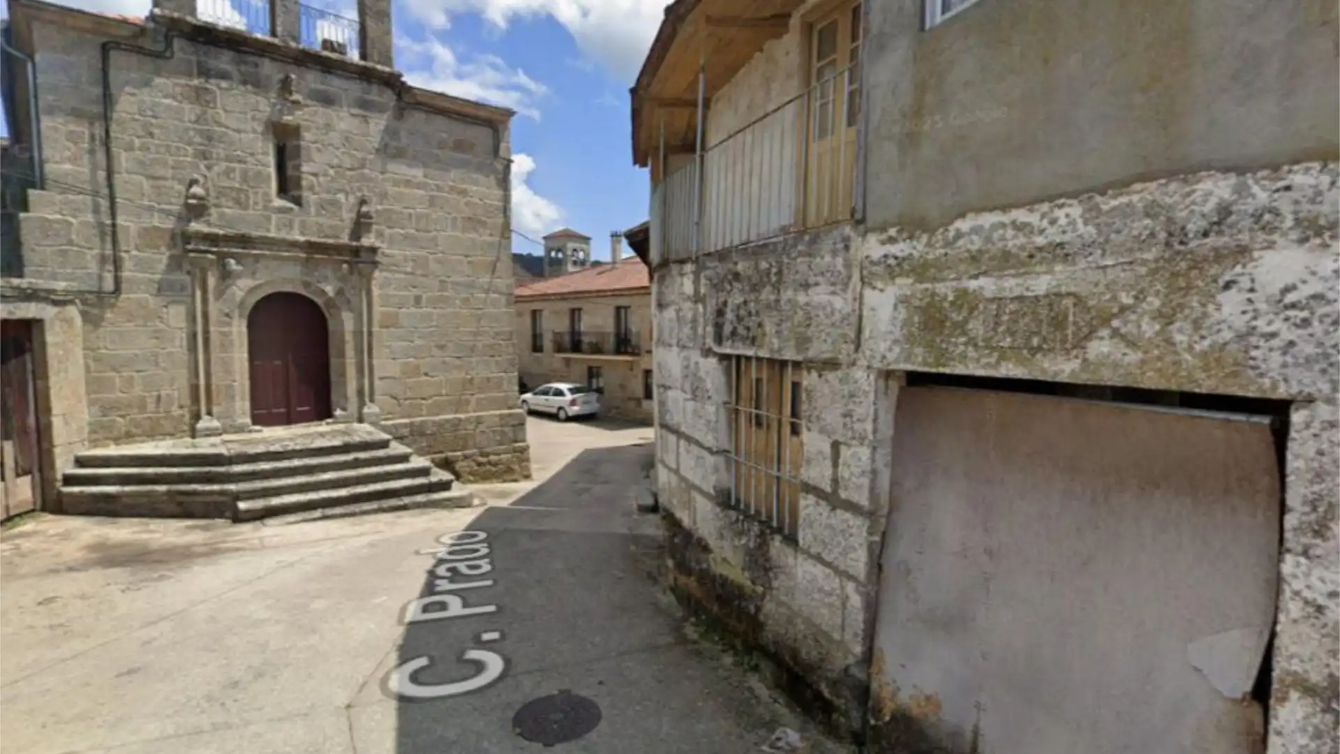 Vista exterior de Casa adosada en venta en Leiro