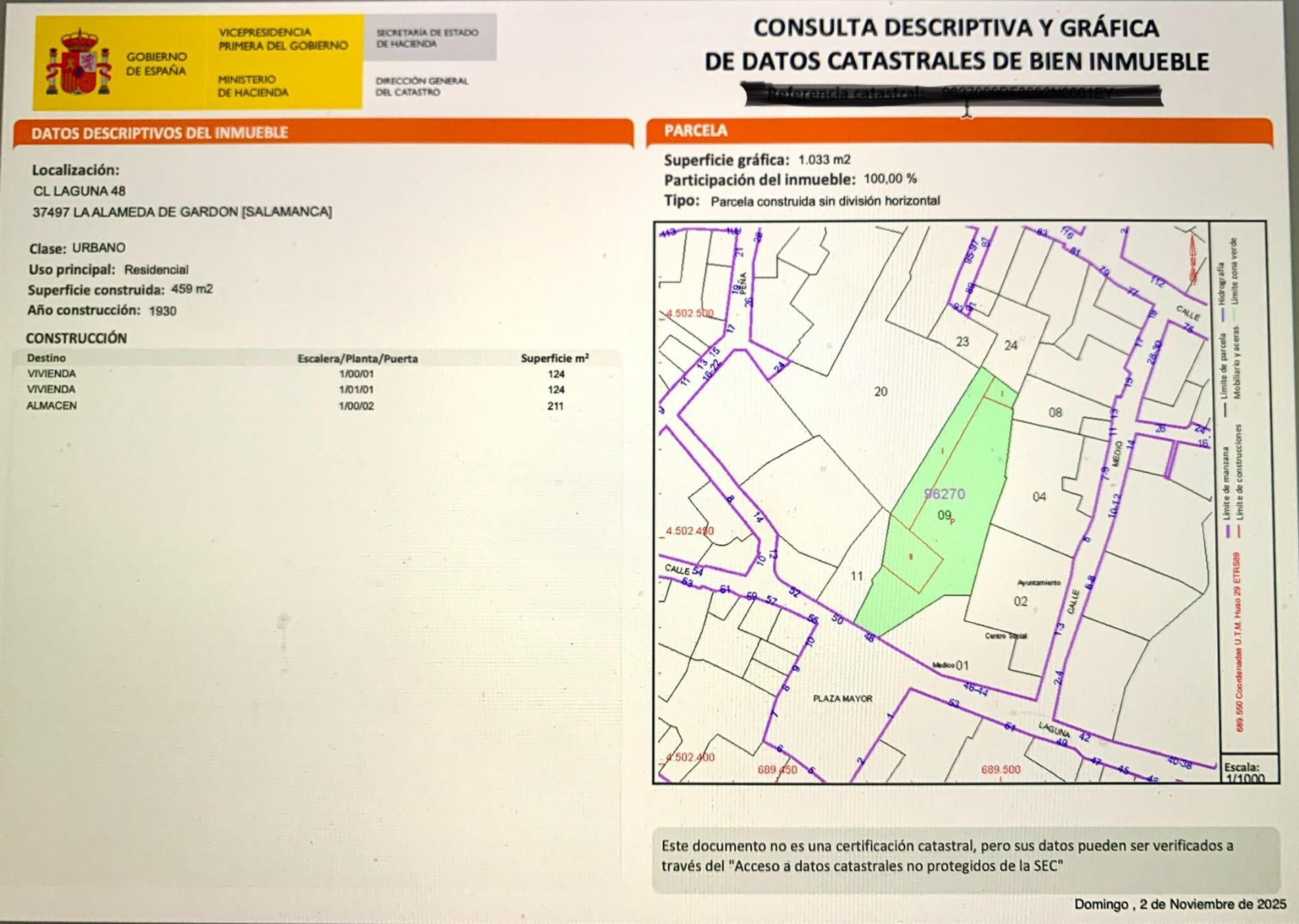 Finca rústica en venta en Calle la Laguna, 48, La Alameda de Gardón Finca rústica en venta en La Alameda de Gardón