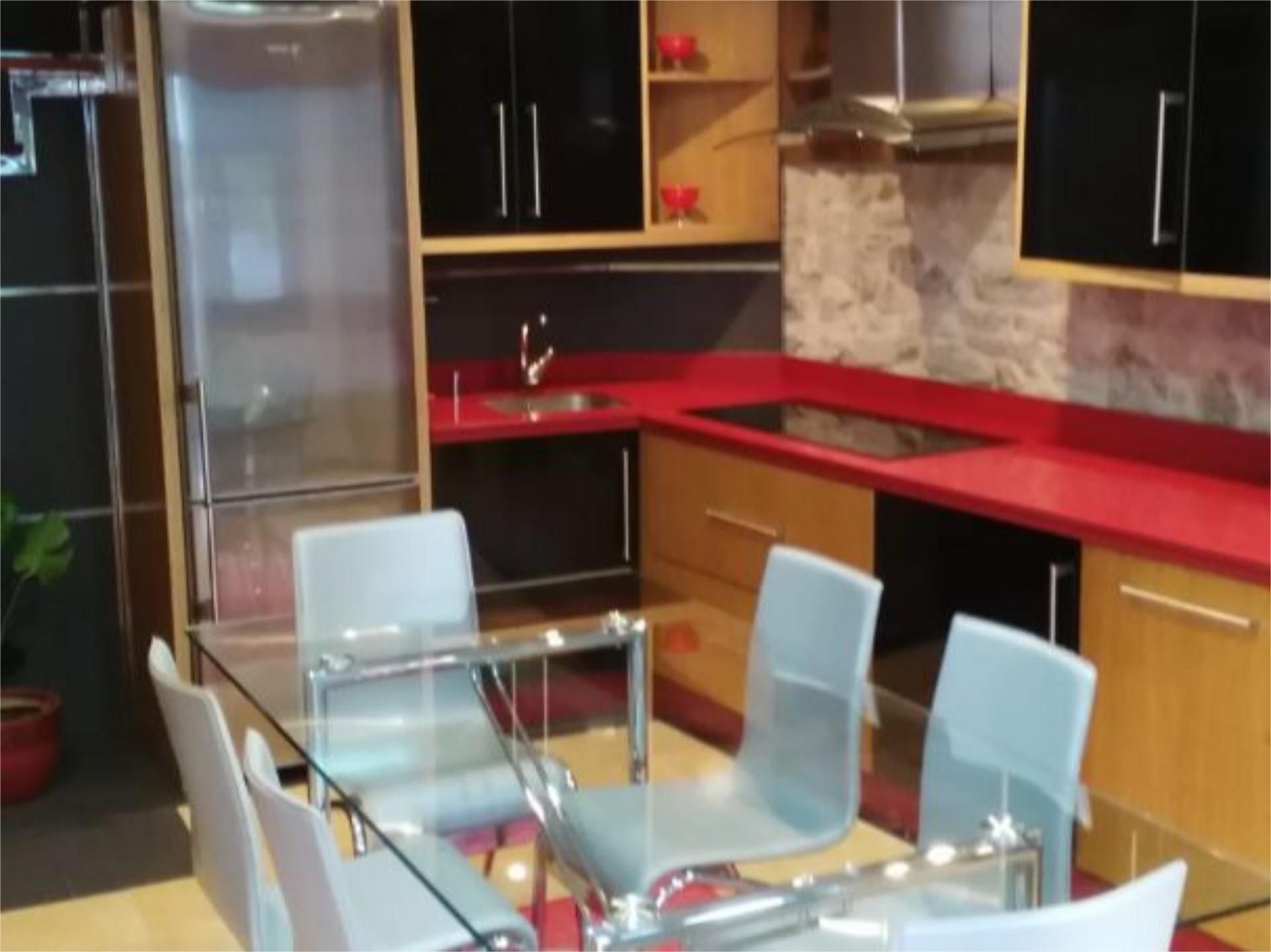 Single-family semi-detached to rent in Aldea o Riveiro, 77, Cambados Kitchen of Single-family semi-detached to rent in Cambados with Heating, Parquet flooring and Furnished