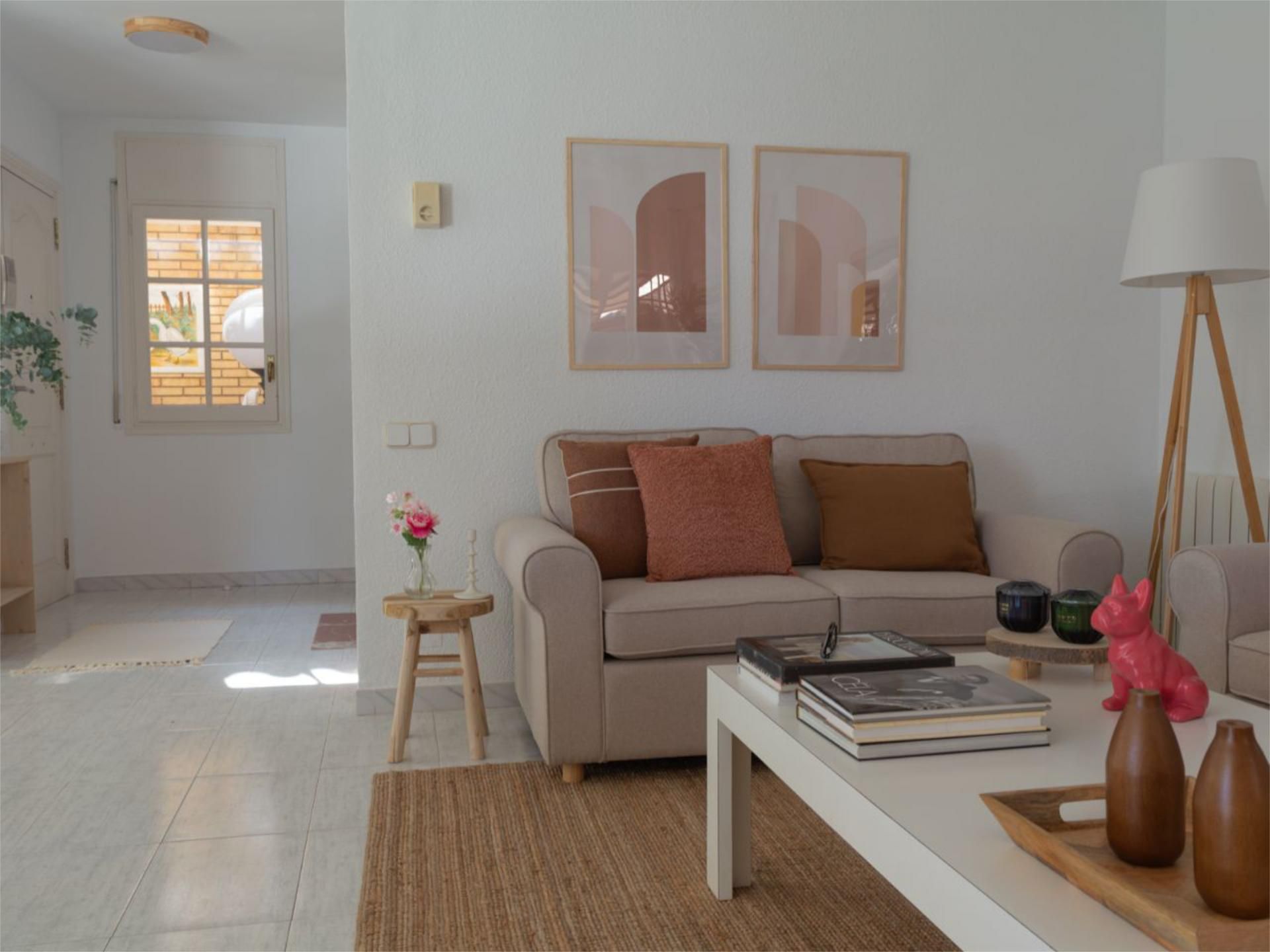 House or chalet for sale in Avinguda Vilafortuny, 43, Els Tallats - Mas Olivé Living room of House or chalet for sale in Cambrils with Air Conditioner, Terrace and Swimming Pool
