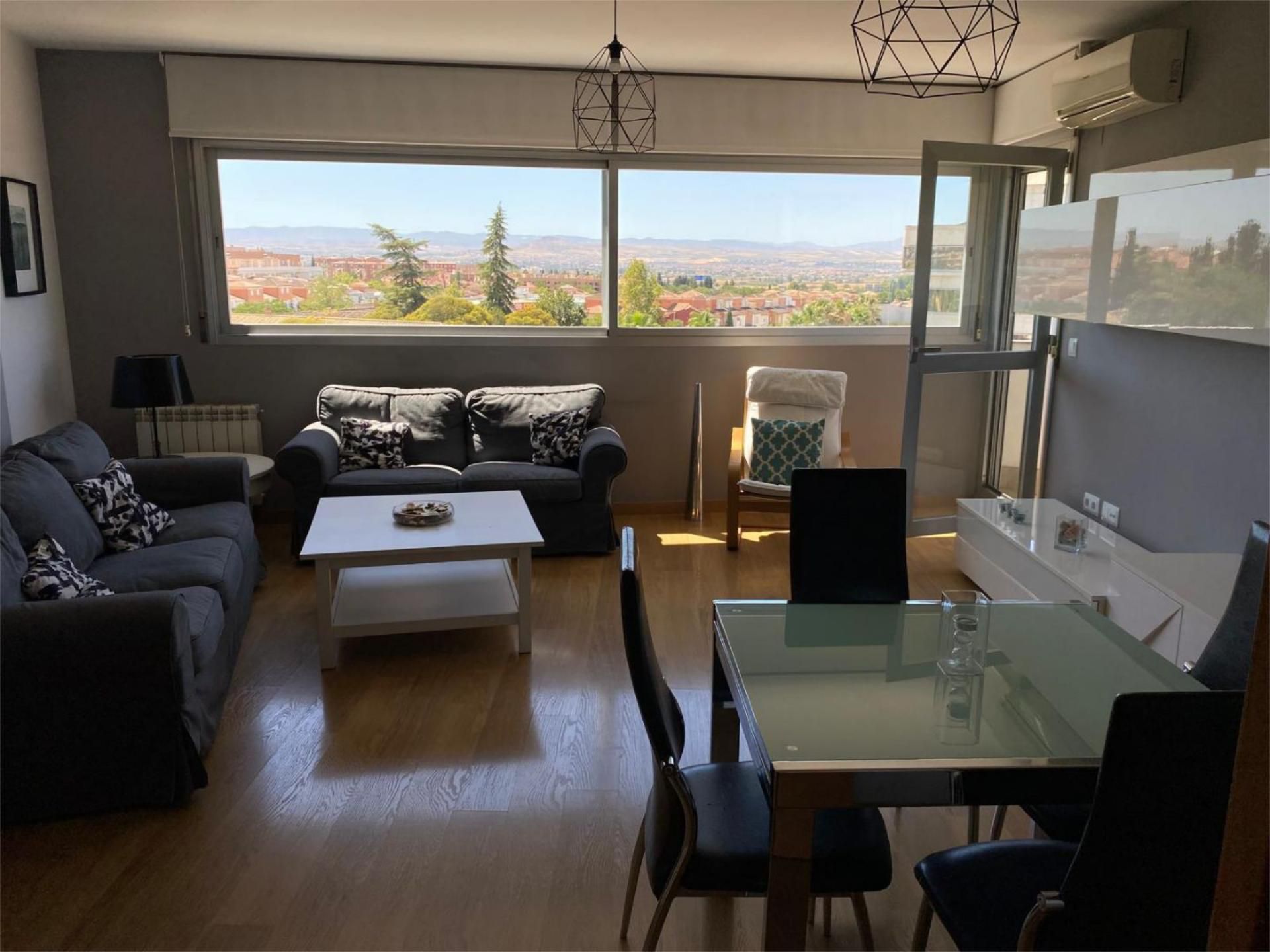 Sala d'estar de Pis en venda en  Granada Capital amb Aire condicionat, Terrassa i Piscina