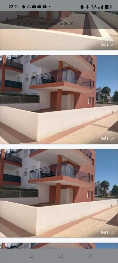 Exterior view of Apartments for sale in Vera  with Air Conditioner, Heating and Private garden