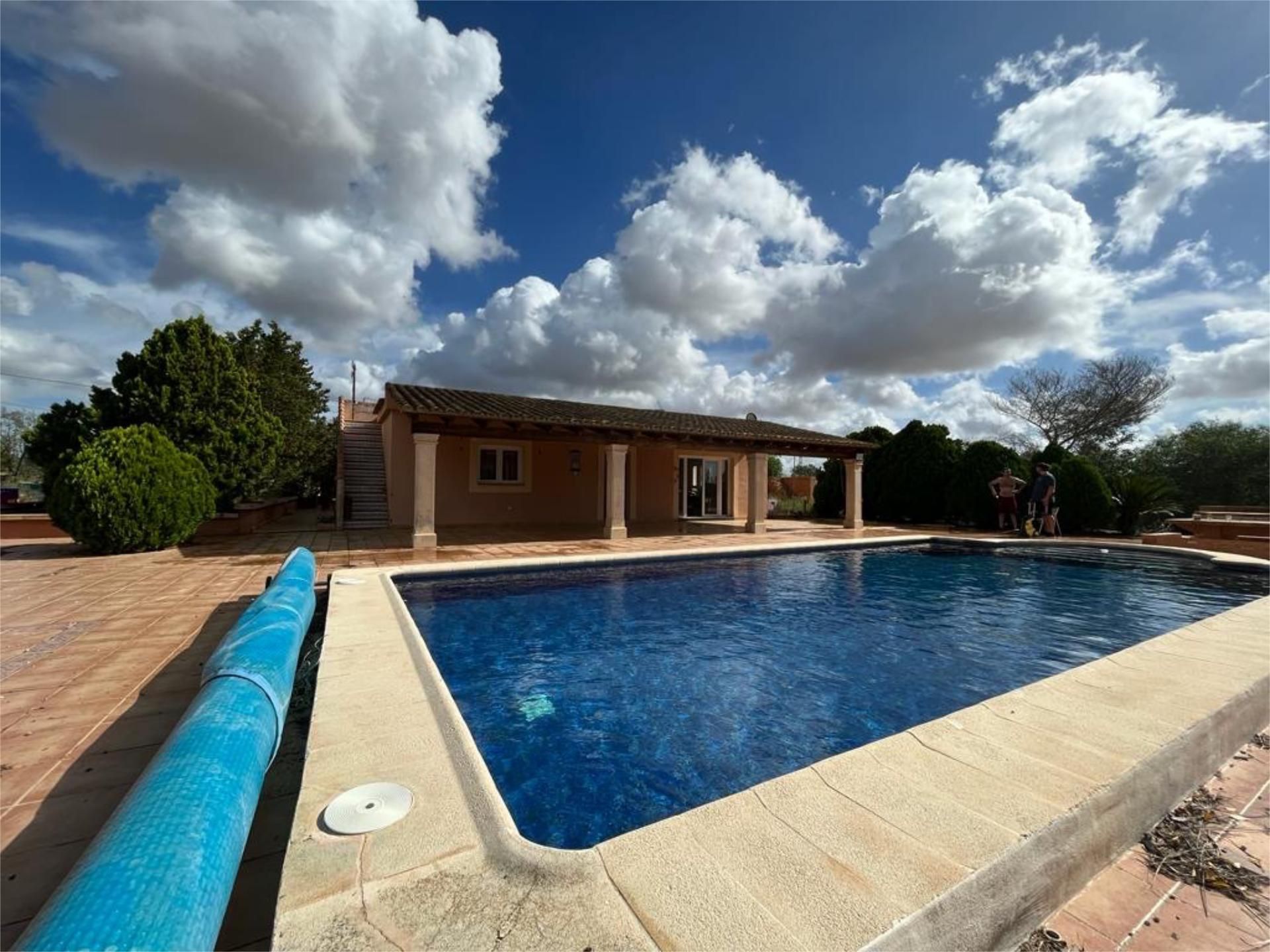 Swimming pool of Country house for sale in Llucmajor  with Air Conditioner, Terrace and Swimming Pool