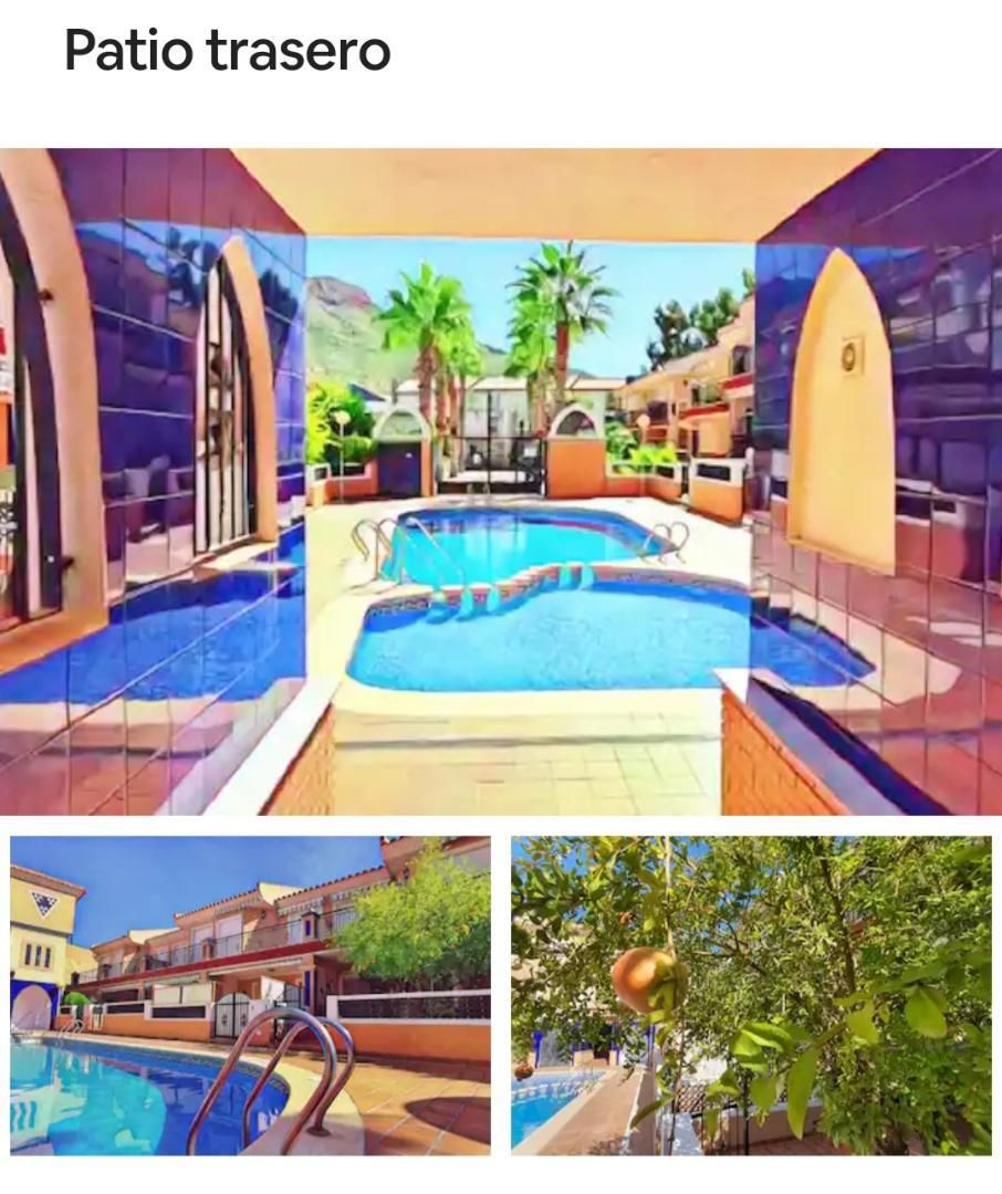 Vista exterior de Dúplex de lloguer en Águilas amb Aire condicionat, Calefacció i Jardí privat